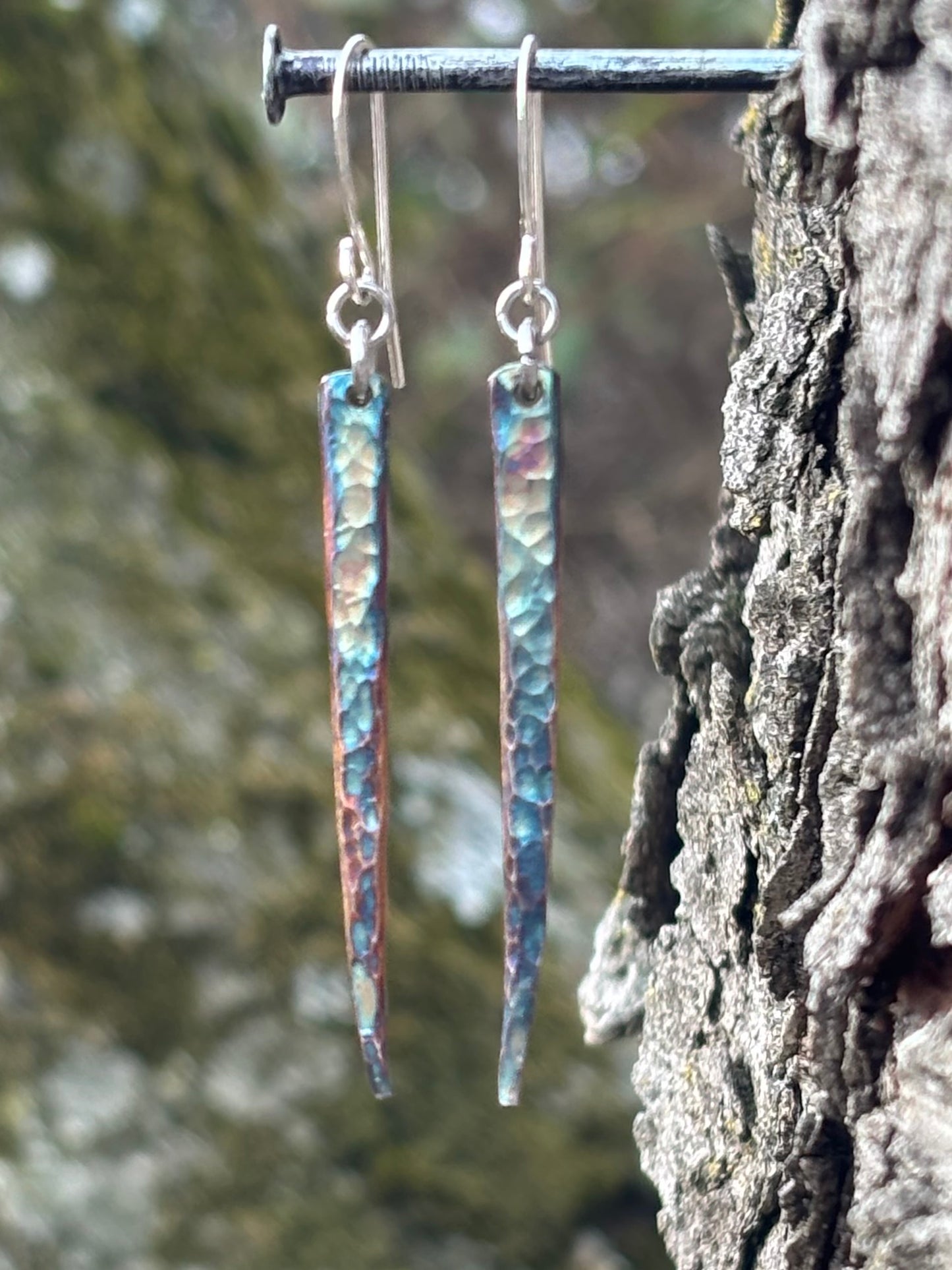 Vintage Up-Cycled Silverware Fork Tine Earrings