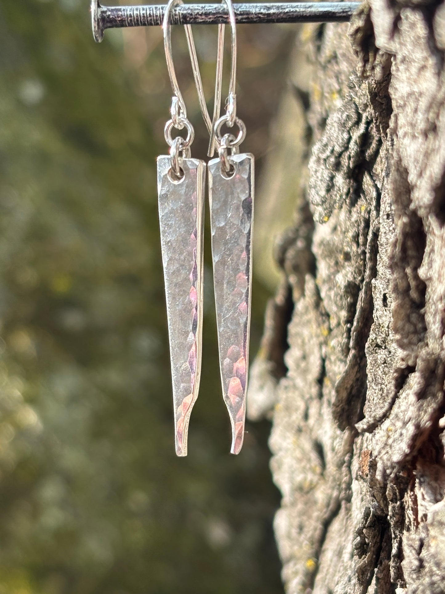 Vintage Up-Cycled Silverware Fork Tine Earrings