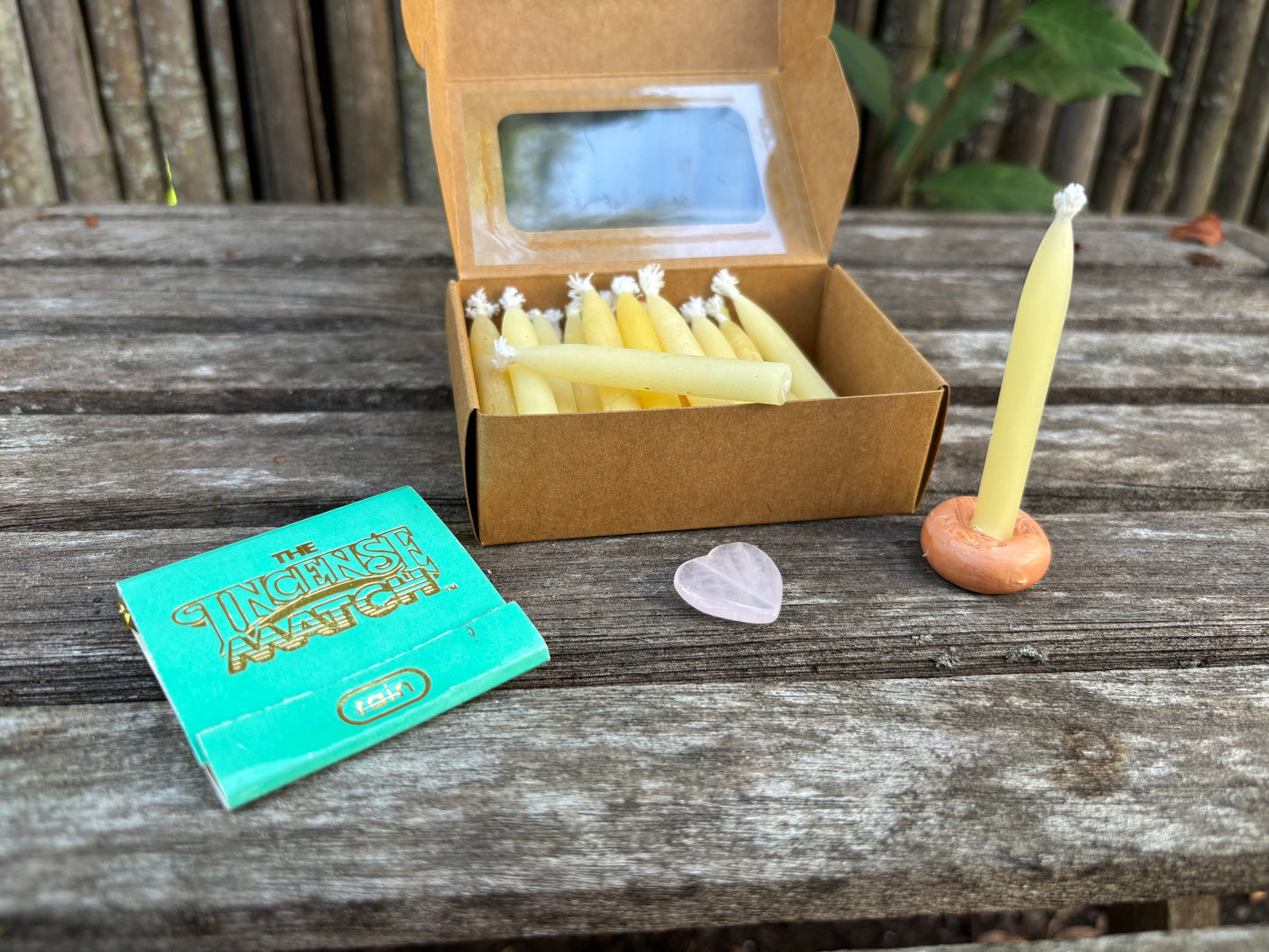 2025!!! 100% Pure Beeswax Candles- 20 Minute Meditation-25 Candle Set