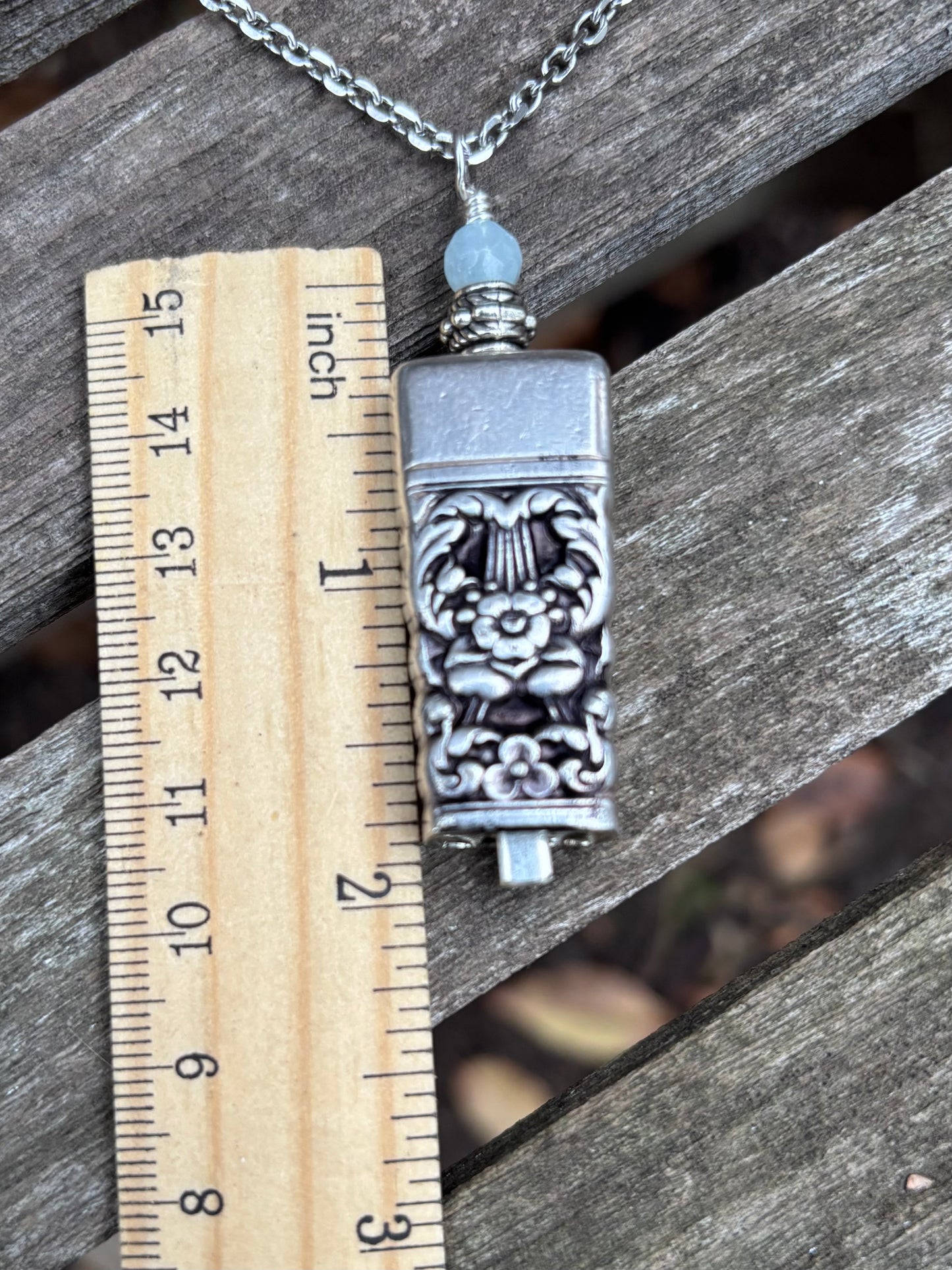 Up-Cycled Vintage Silverware Fairy/Angel Bell Pendant