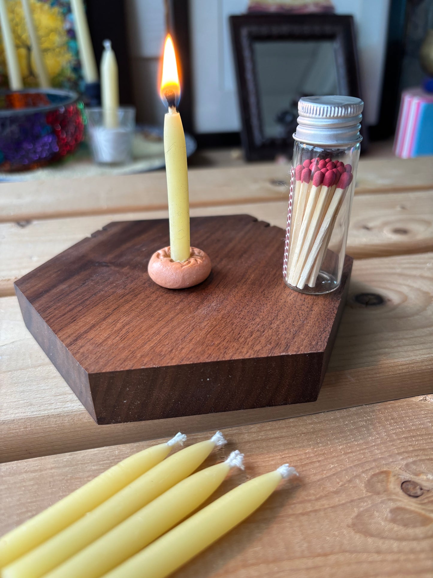 100% Pure Beeswax Candles- 20 Minute Meditation-20 Candle Set