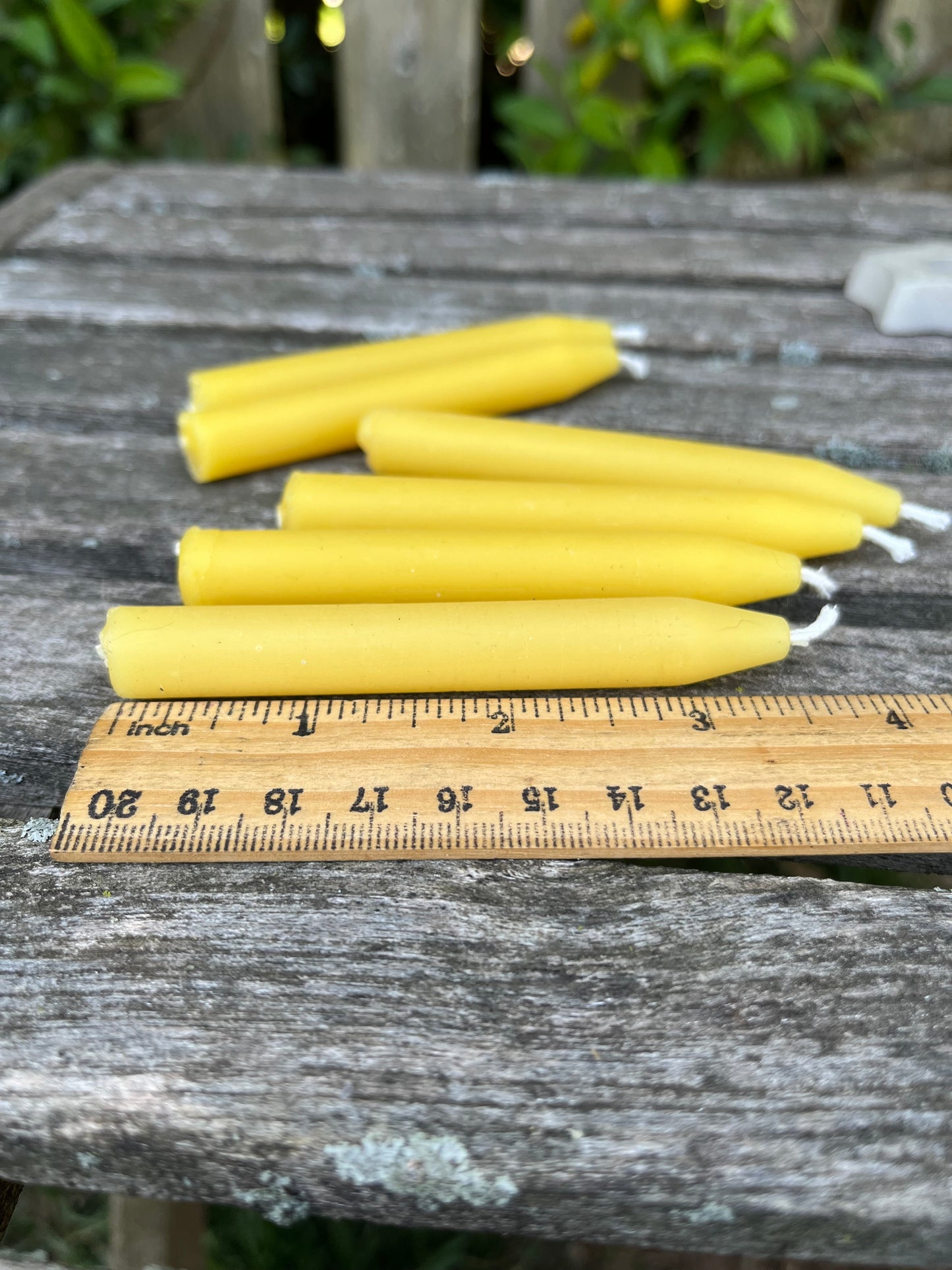 100% Pure Beeswax Chime Candles-Set of 6