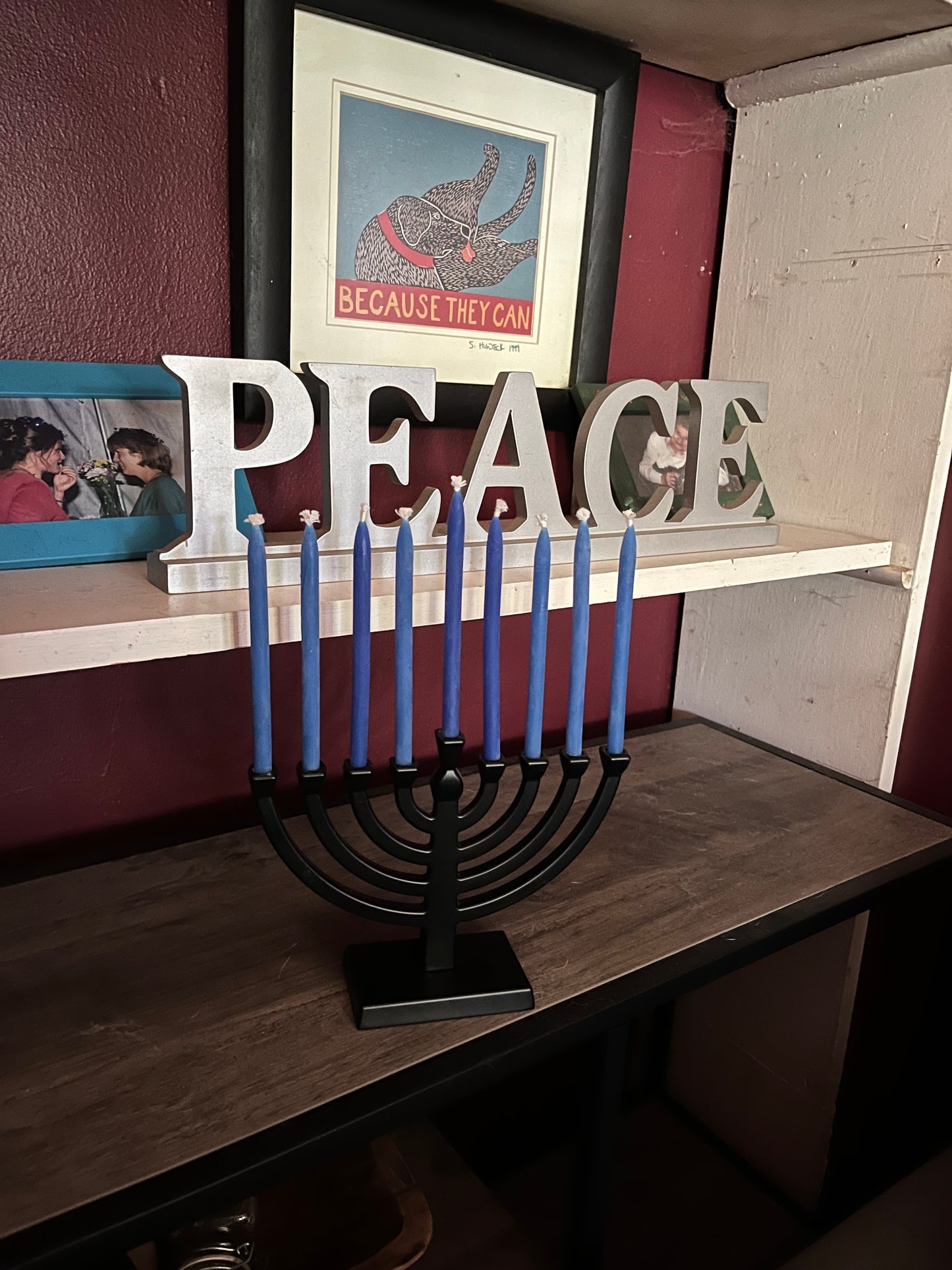 100% Pure Beeswax Hanukkah Chanukah Candles