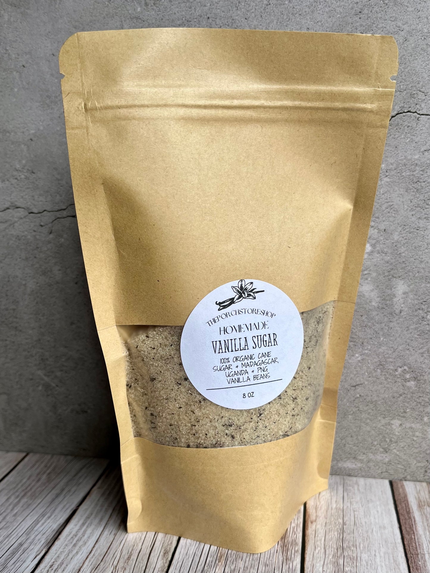 Homemade Organic Vanilla Bean Sugar