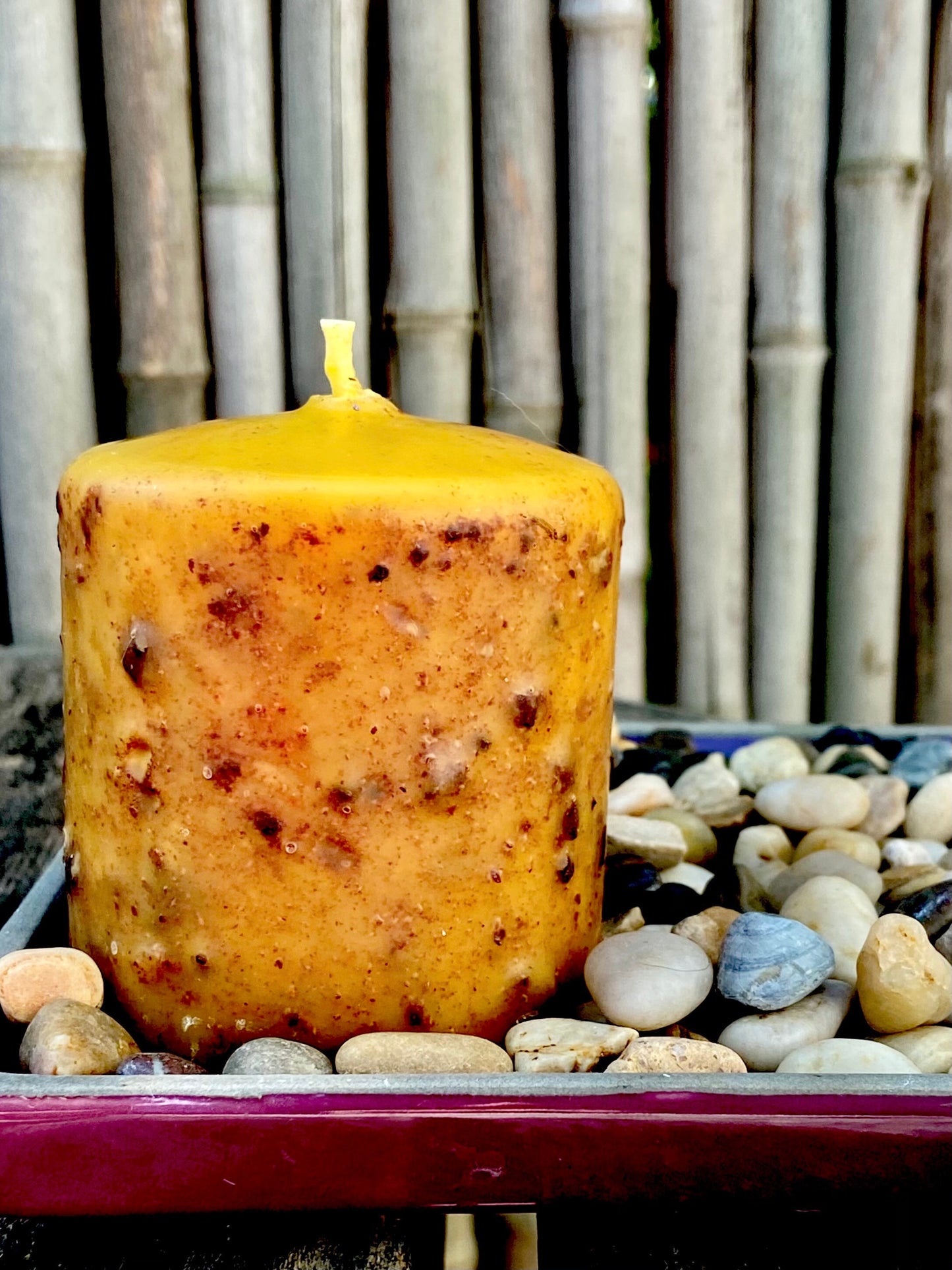100% Pure Beeswax Candle-Spell Candle-Ritual Candle-Wiccan Candle-Beeswax Pillar-Meditation Candle- Dragon’s Blood-Cinnamon-Clove