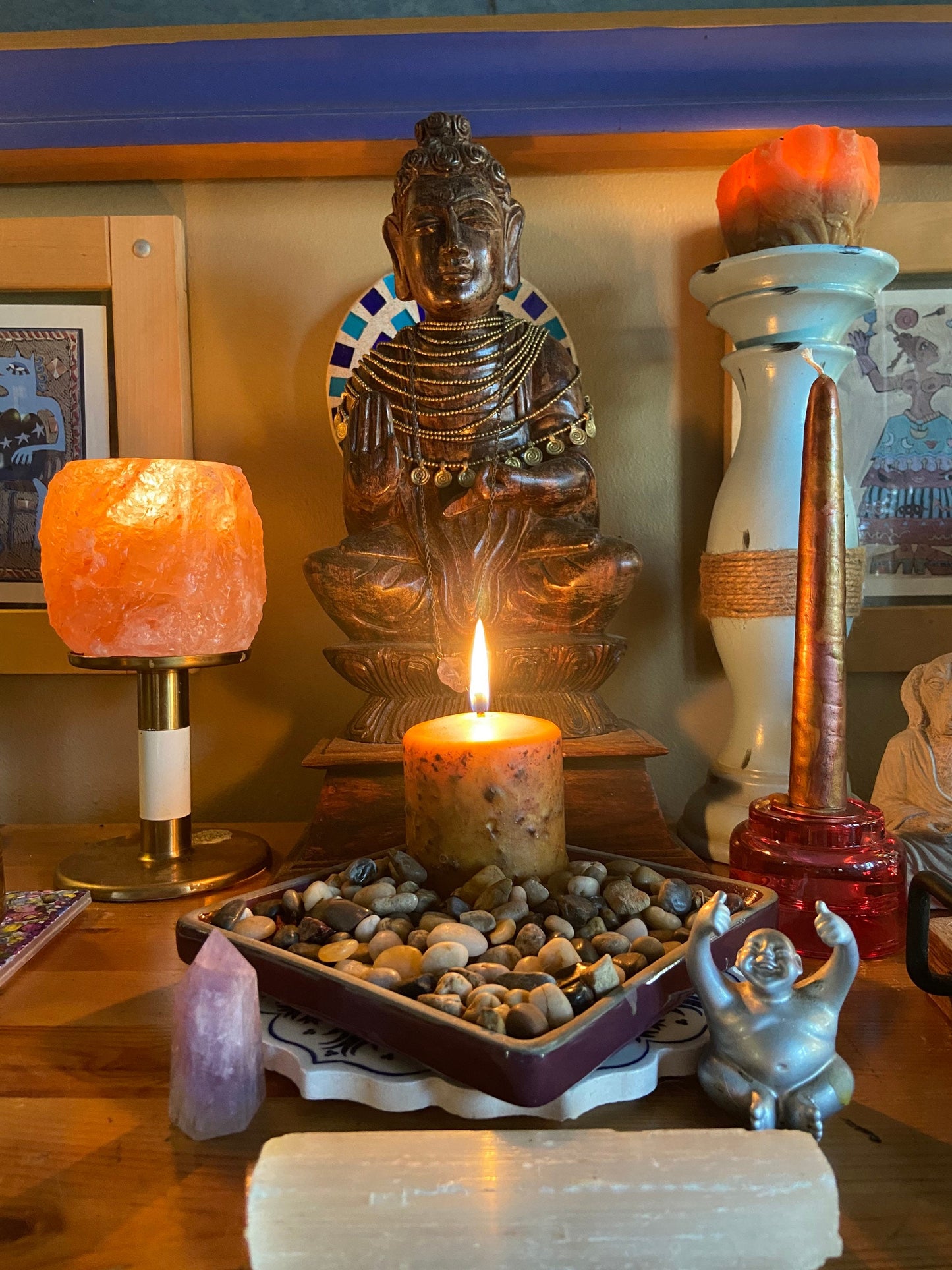 100% Pure Beeswax Candle-Spell Candle-Ritual Candle-Wiccan Candle-Beeswax Pillar-Meditation Candle- Dragon’s Blood-Cinnamon-Clove
