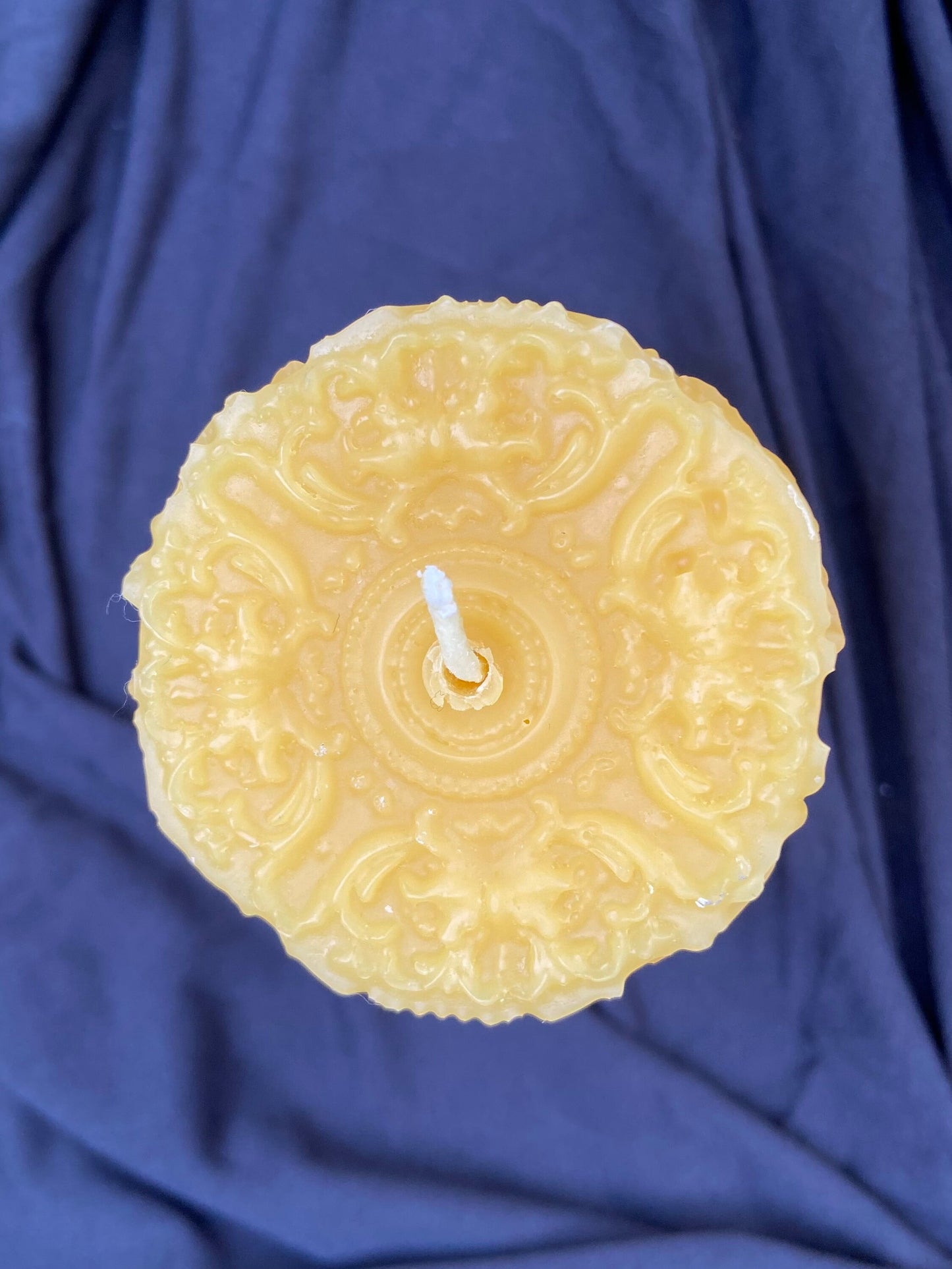 100% PURE Beeswax Candle- Pillar- Pretty Pillar-Beeswax Candle