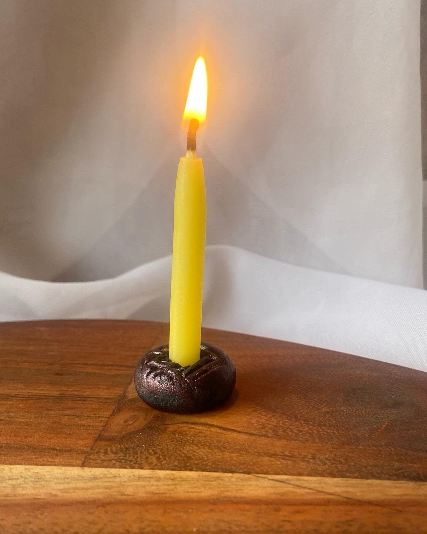 100% Pure Beeswax Candles-20 Minute Meditation -Pure Beeswax Candle Starter Set-7 Tiny Tapers-Travel Set-Ritual-Charm-Alter-Prayer-