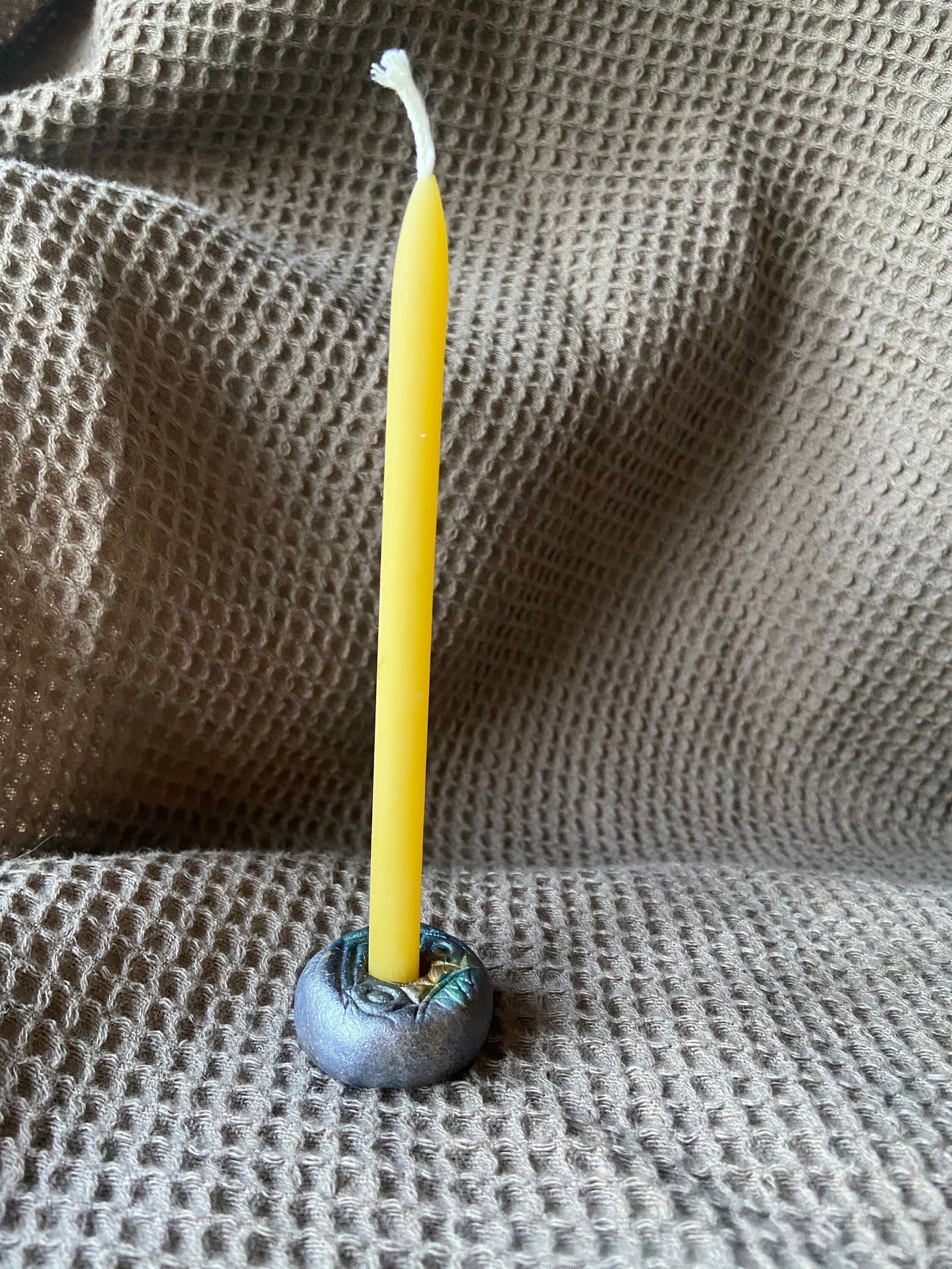 100% Pure Beeswax Tiny Taper Candles 5 inch - Birthday-Celebration-Meditation-Prayer-Tiny Tapers-Small Tapers-Mini Tapers-Set of 10