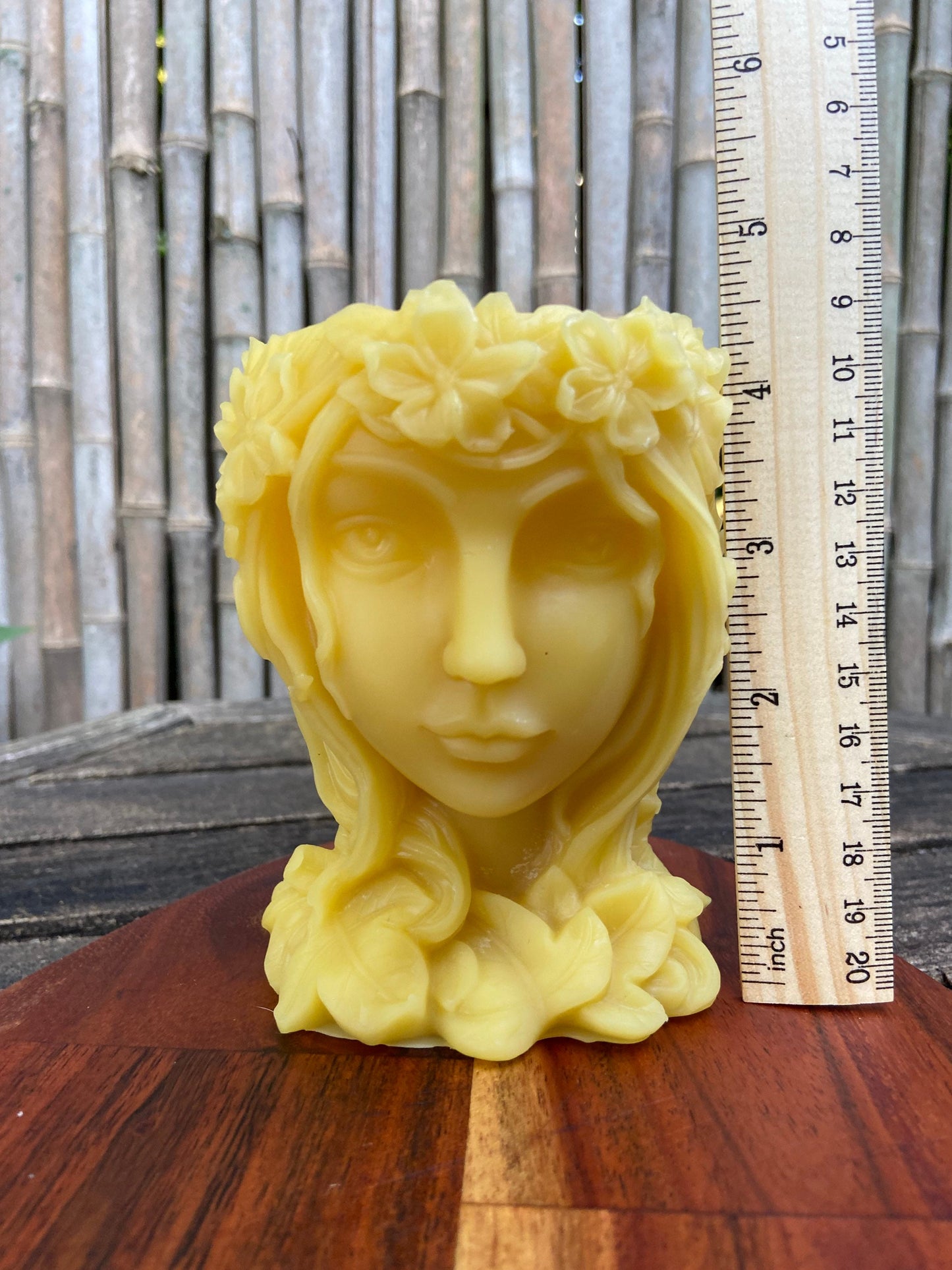 100% Pure Beeswax Luminary-Lantern-Tea Light Holder-Candle-Candle Holder-Goddess-Fairy-Lady