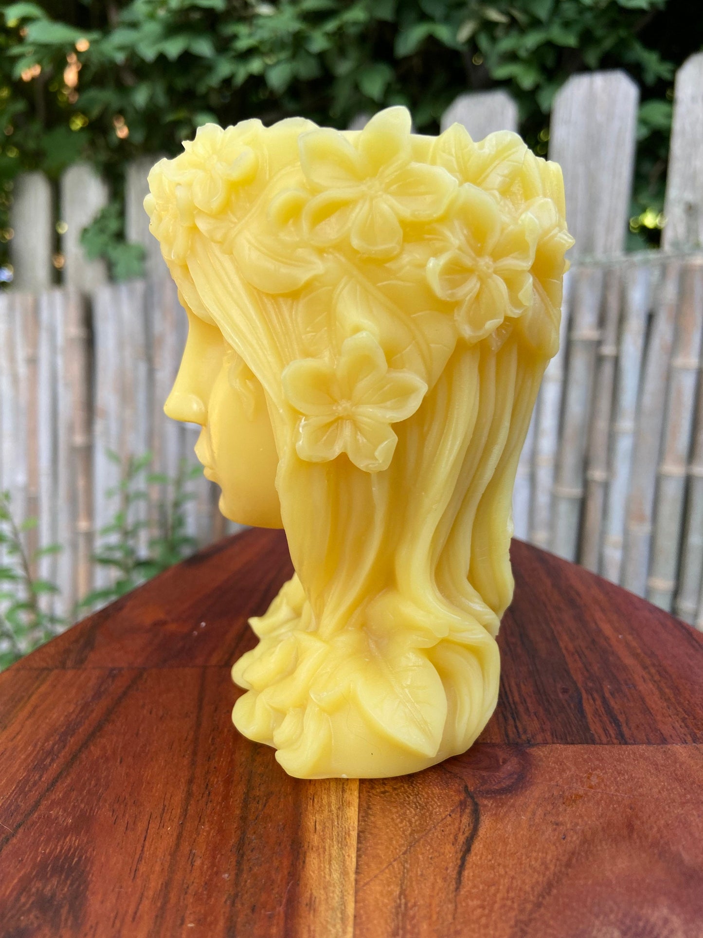 100% Pure Beeswax Luminary-Lantern-Tea Light Holder-Candle-Candle Holder-Goddess-Fairy-Lady