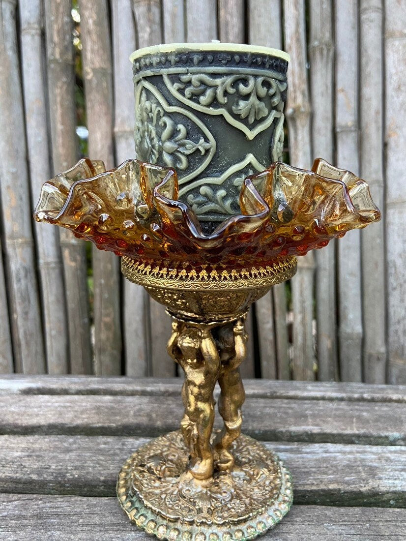 100% PURE Beeswax Pillar-Candle-Pretty Pillar-Beeswax Candle-Black Beeswax