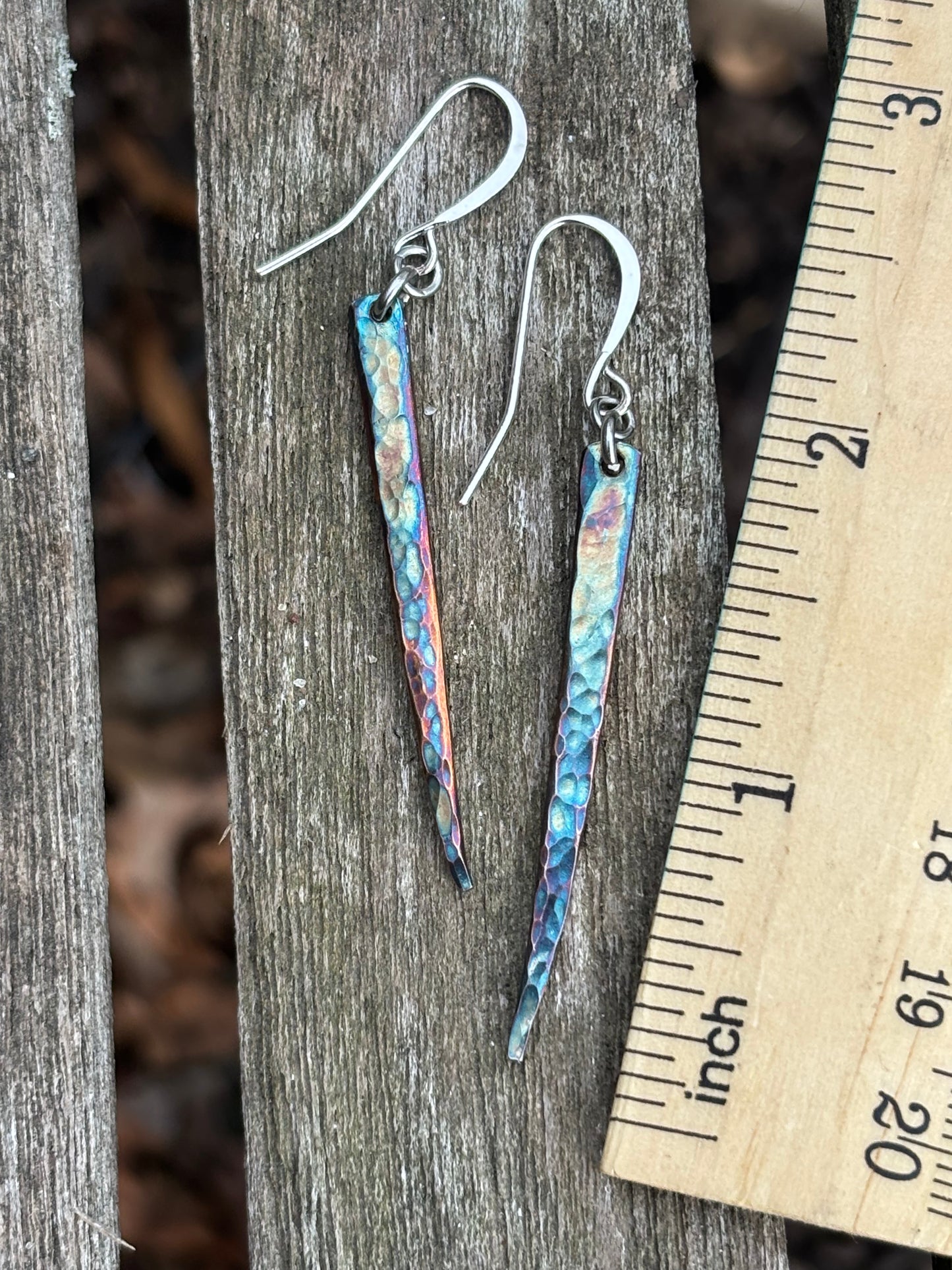 Vintage Up-Cycled Silverware Fork Tine Earrings