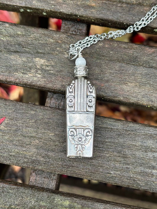 Up-Cycled Vintage Silverware Fairy/Angel Bell Pendant