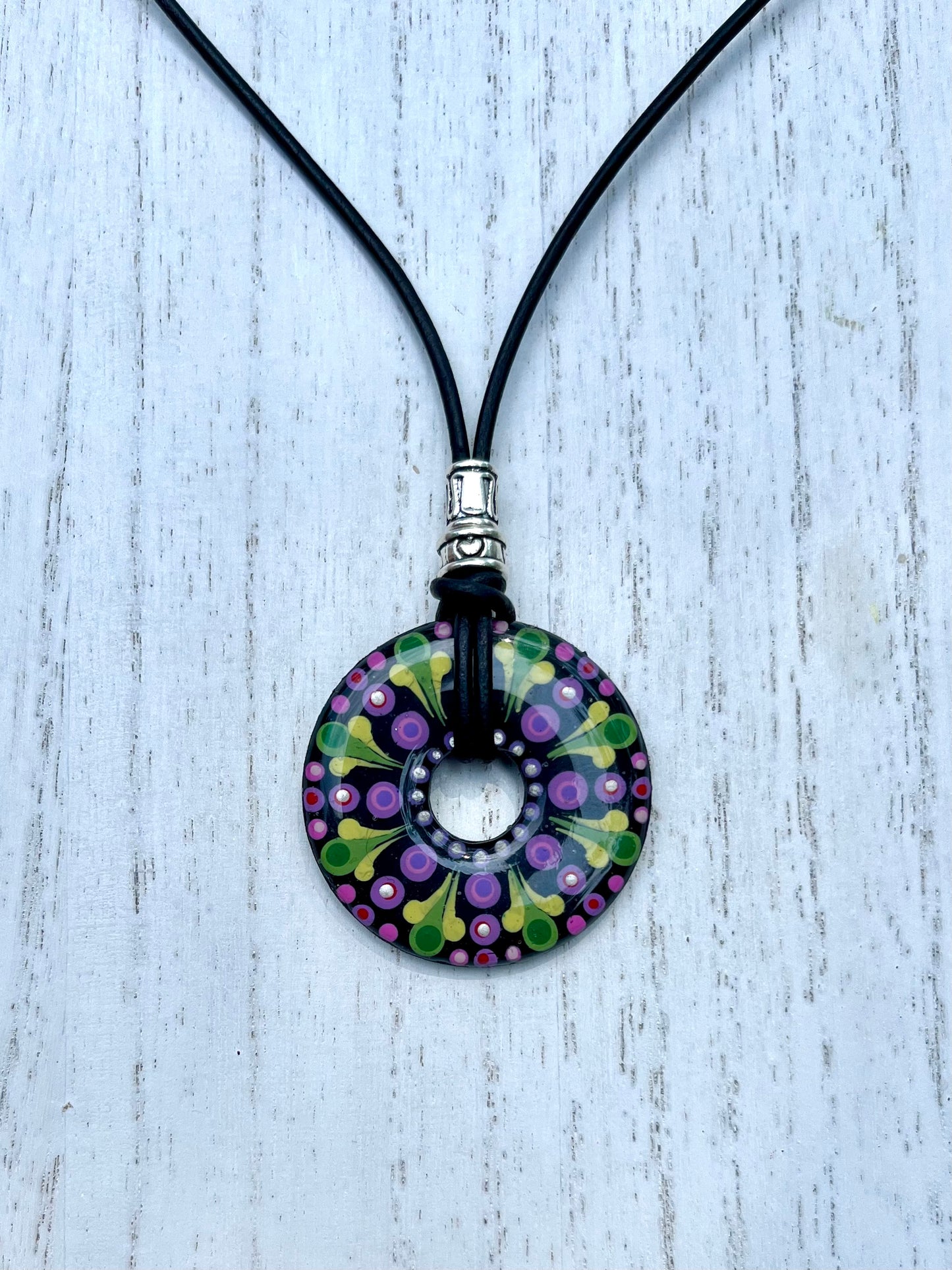 Dot Mandala Adjustable Boho Necklace