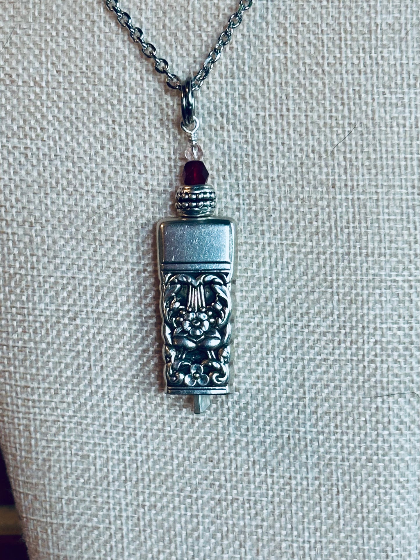 Up-Cycled Vintage Silverware Fairy/Angel Bell Pendant