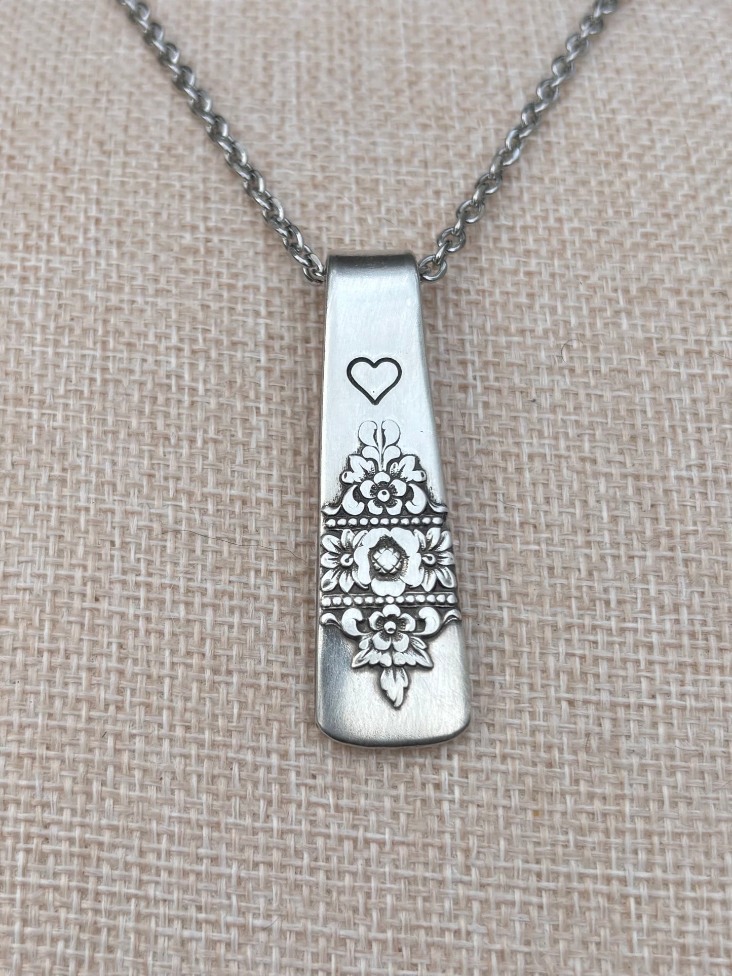 Up-Cycled Vintage Silverware Pendant
