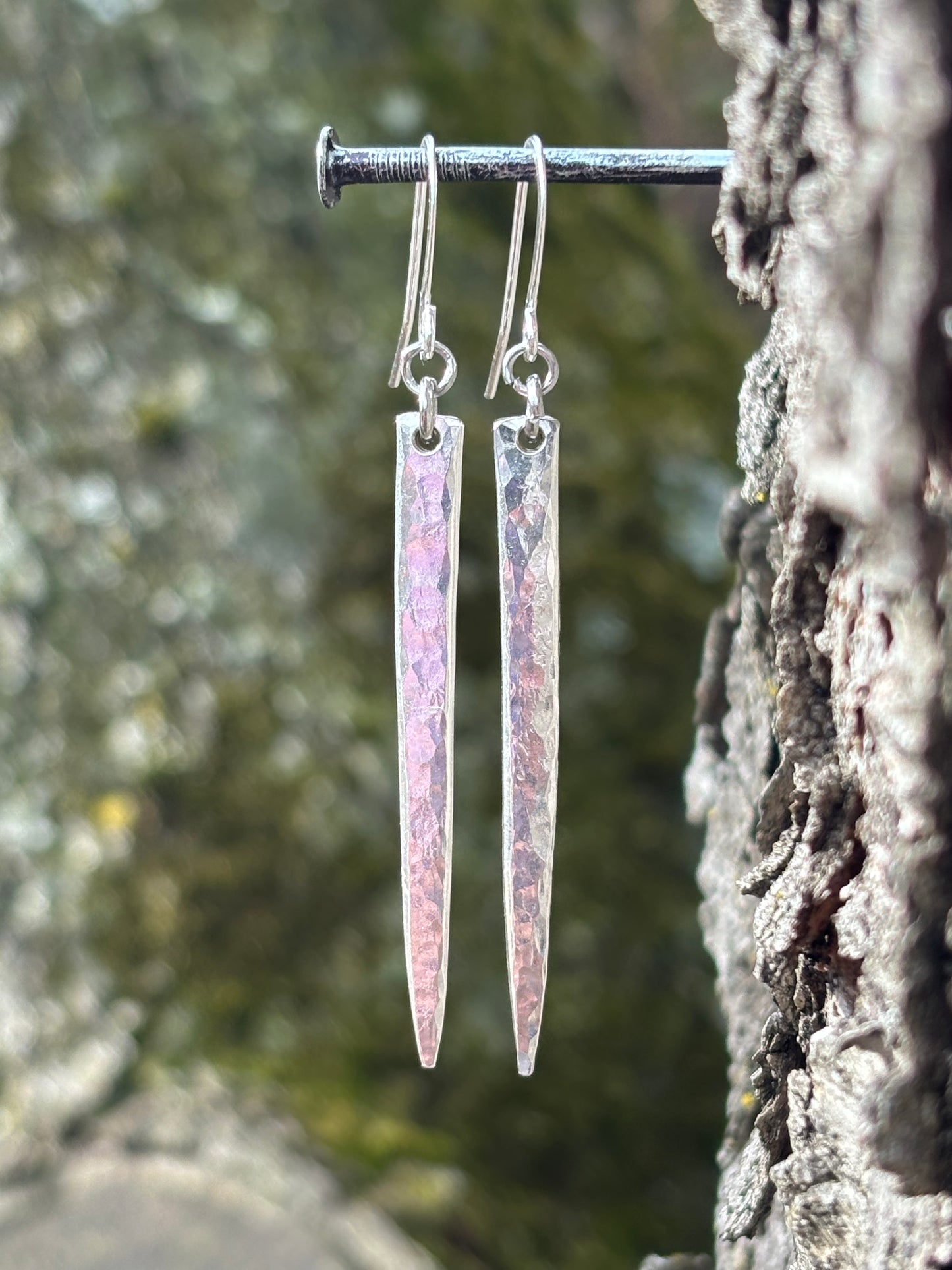 Vintage Up-Cycled Silverware Fork Tine Earrings