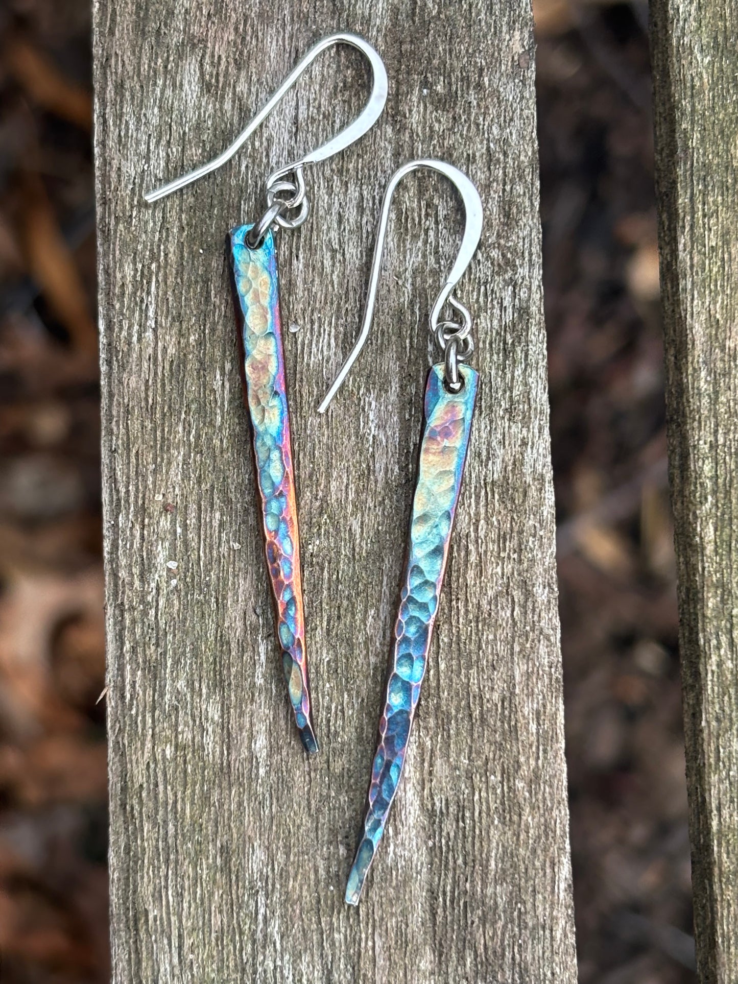 Vintage Up-Cycled Silverware Fork Tine Earrings