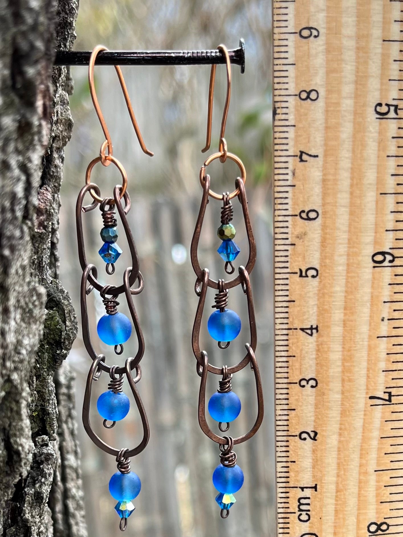 Copper Wire Earrings