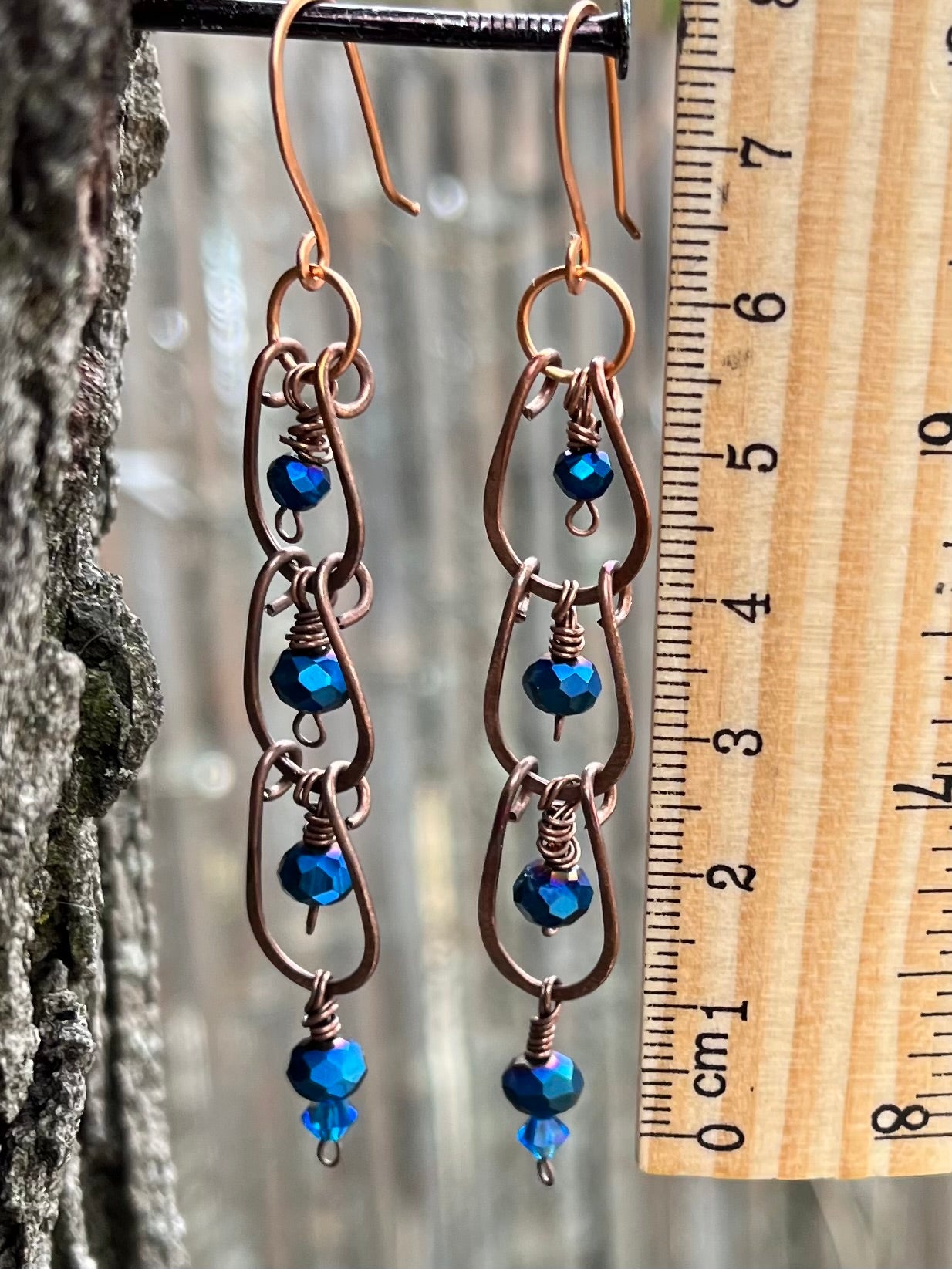 Copper Wire Earrings