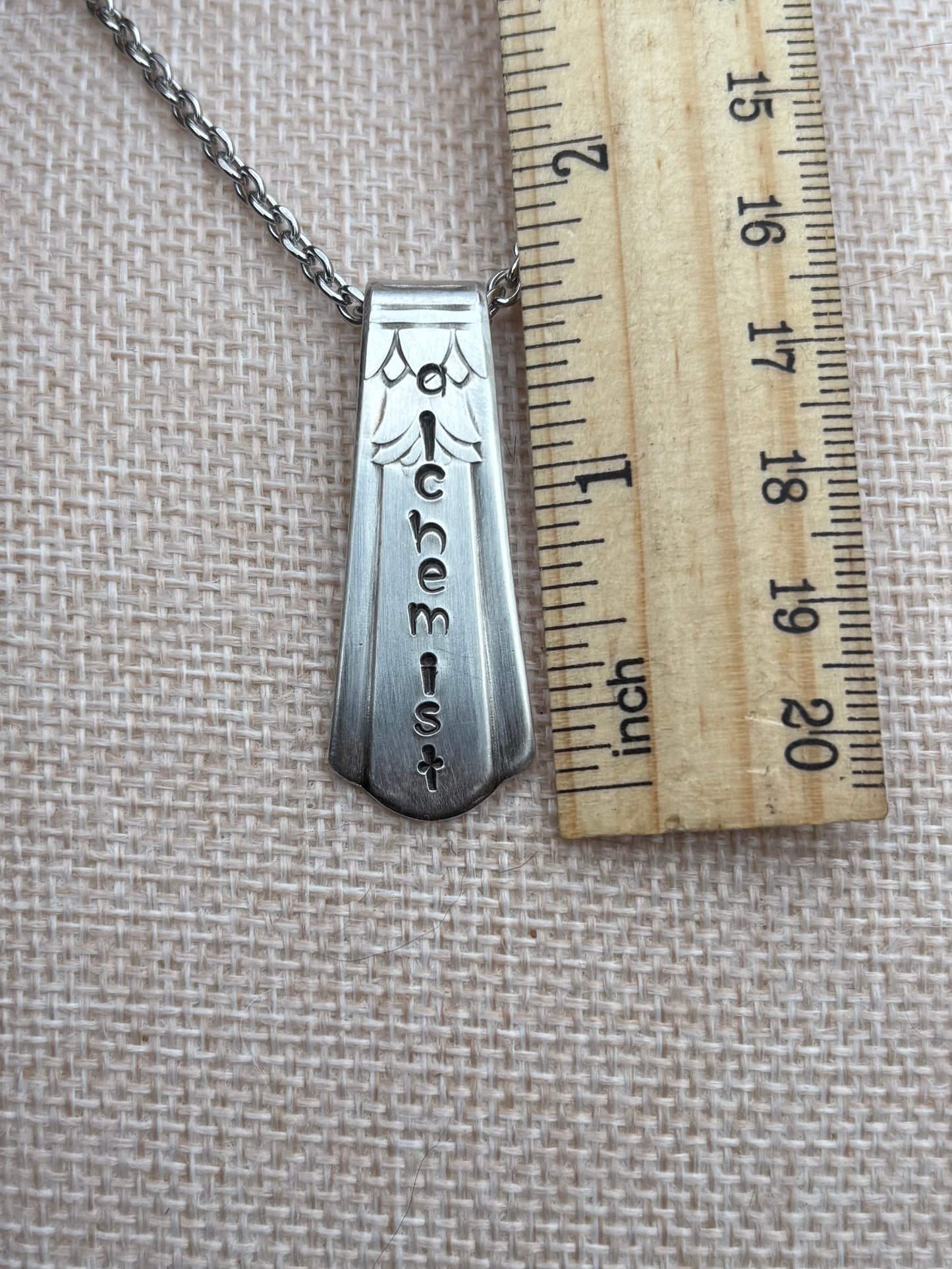 Up-Cycled Vintage Silverware Pendant Alchemist