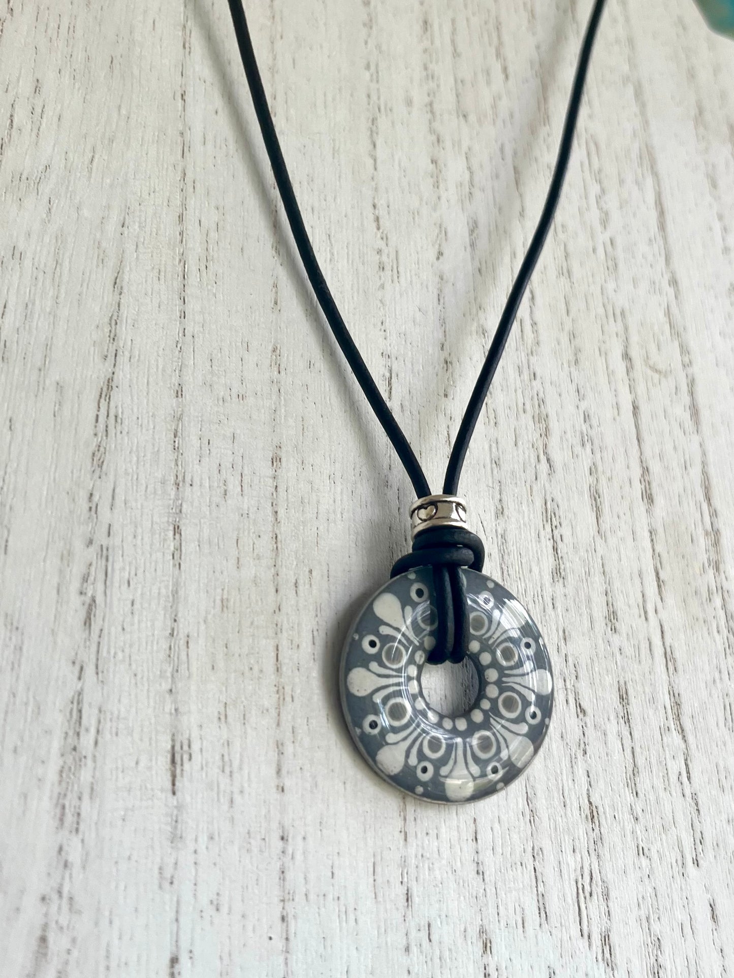 Dot Mandala Adjustable Boho Necklace