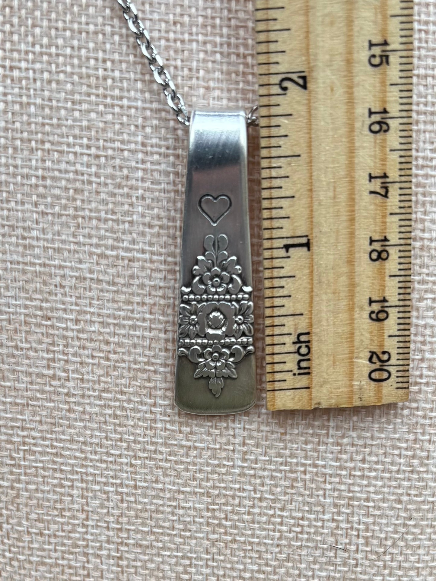 Up-Cycled Vintage Silverware Pendant