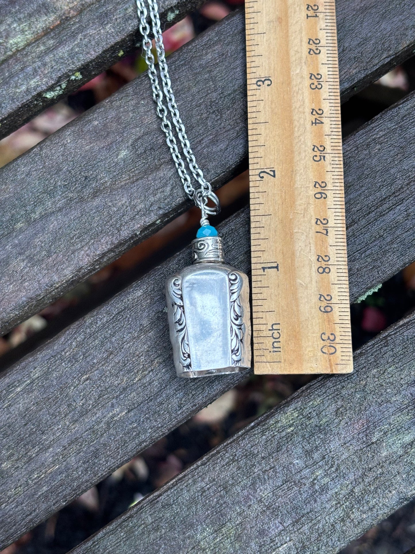 Up-Cycled Vintage Silverware Fairy/Angel Bell Pendant