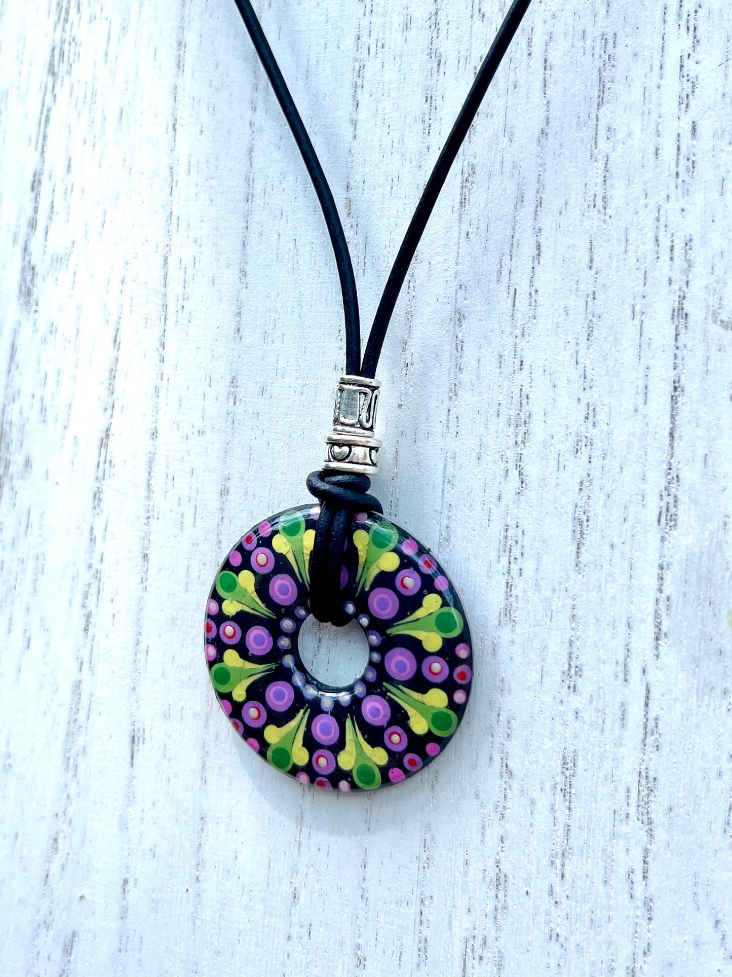 Dot Mandala Adjustable Boho Necklace