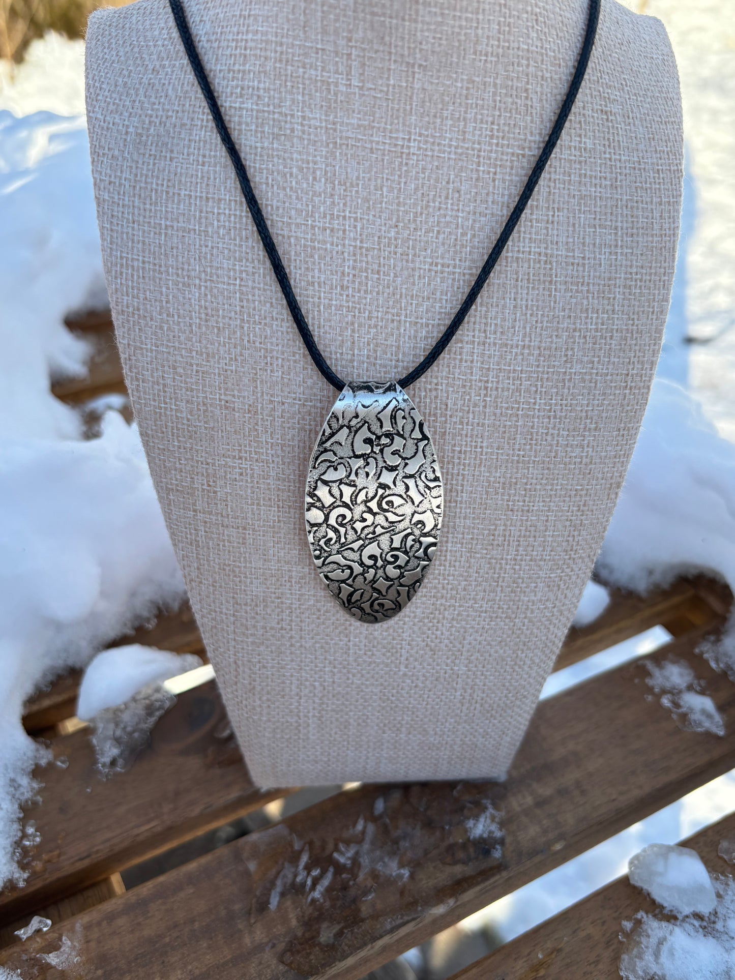 Up-Cycled Vintage Silverware Pendant