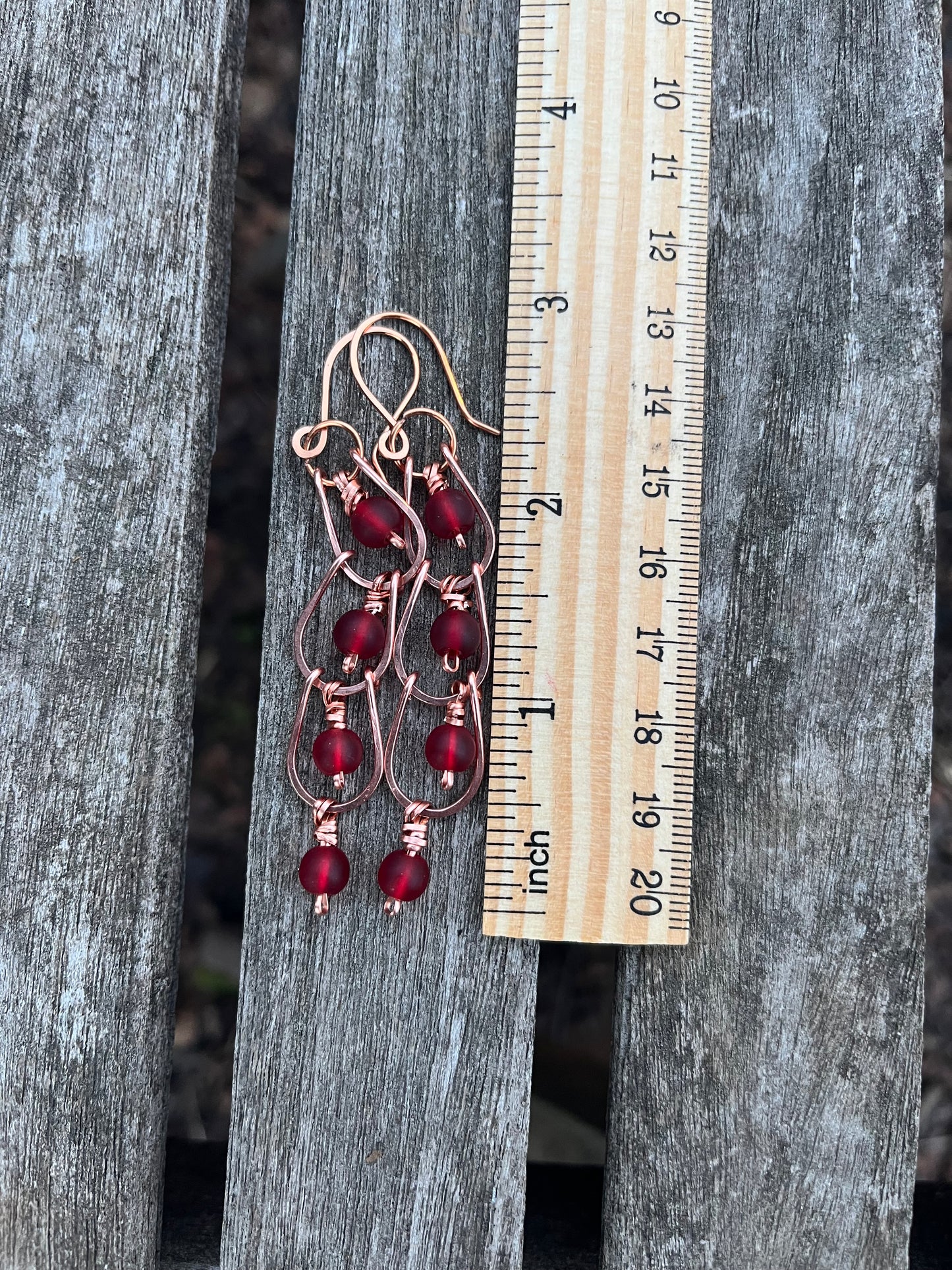 Copper Wire Earrings