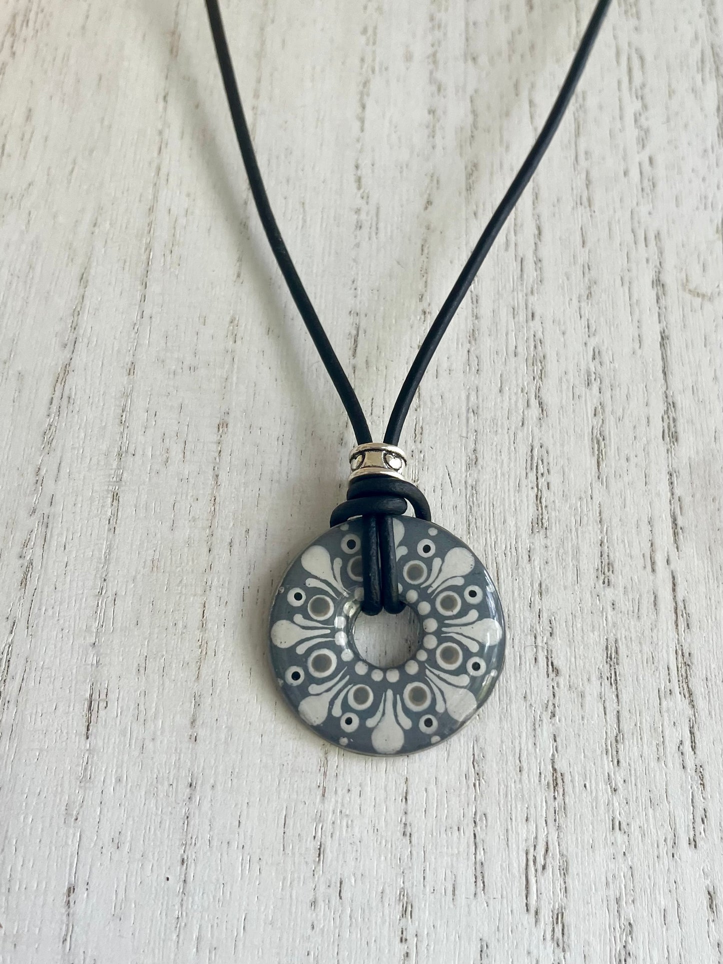 Dot Mandala Adjustable Boho Necklace