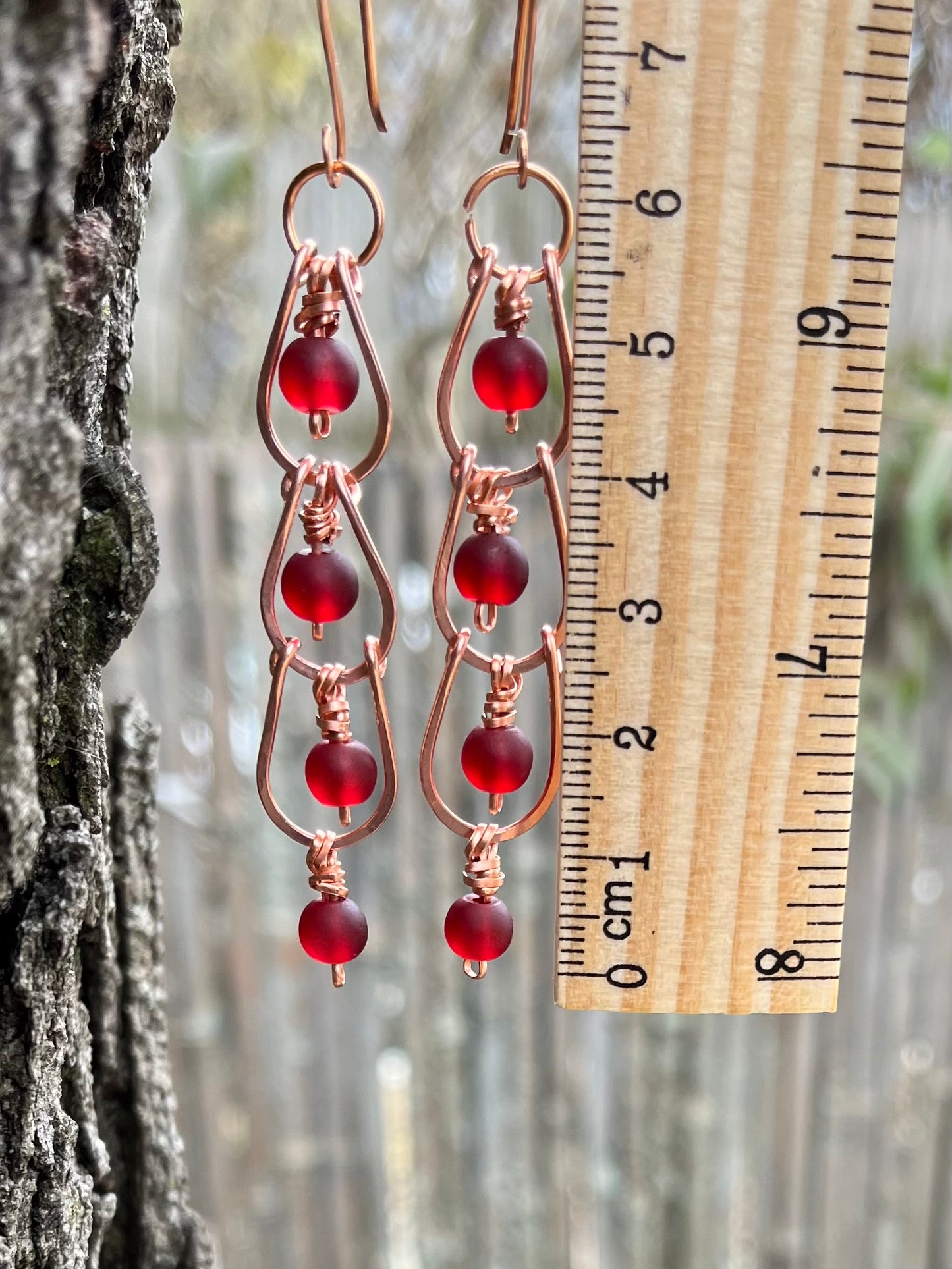 Copper Wire Earrings