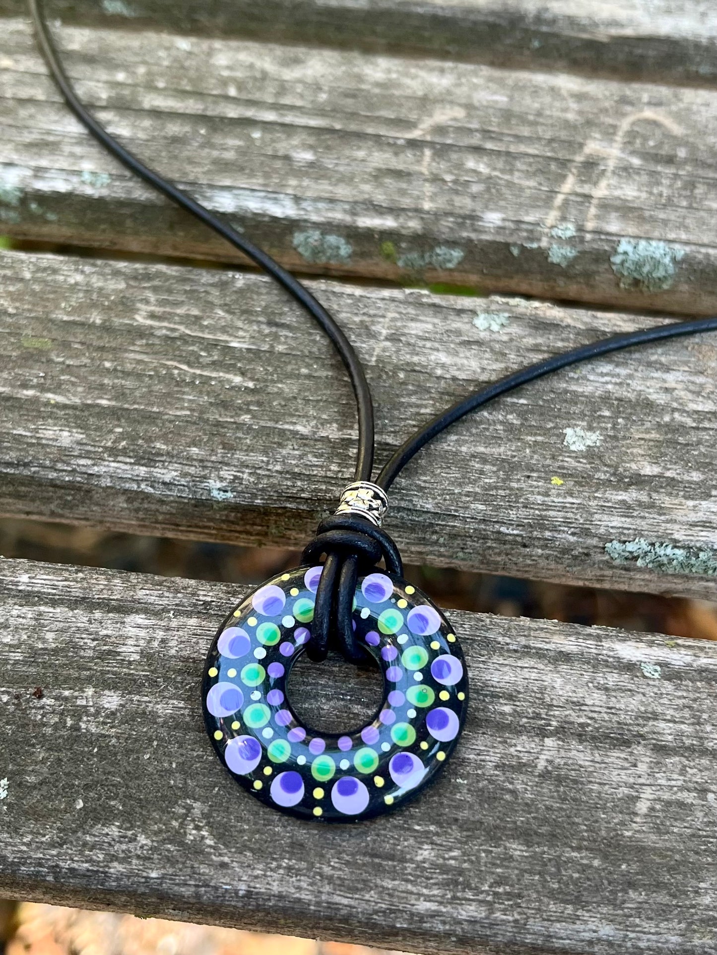 Dot Mandala Adjustable Boho Necklace