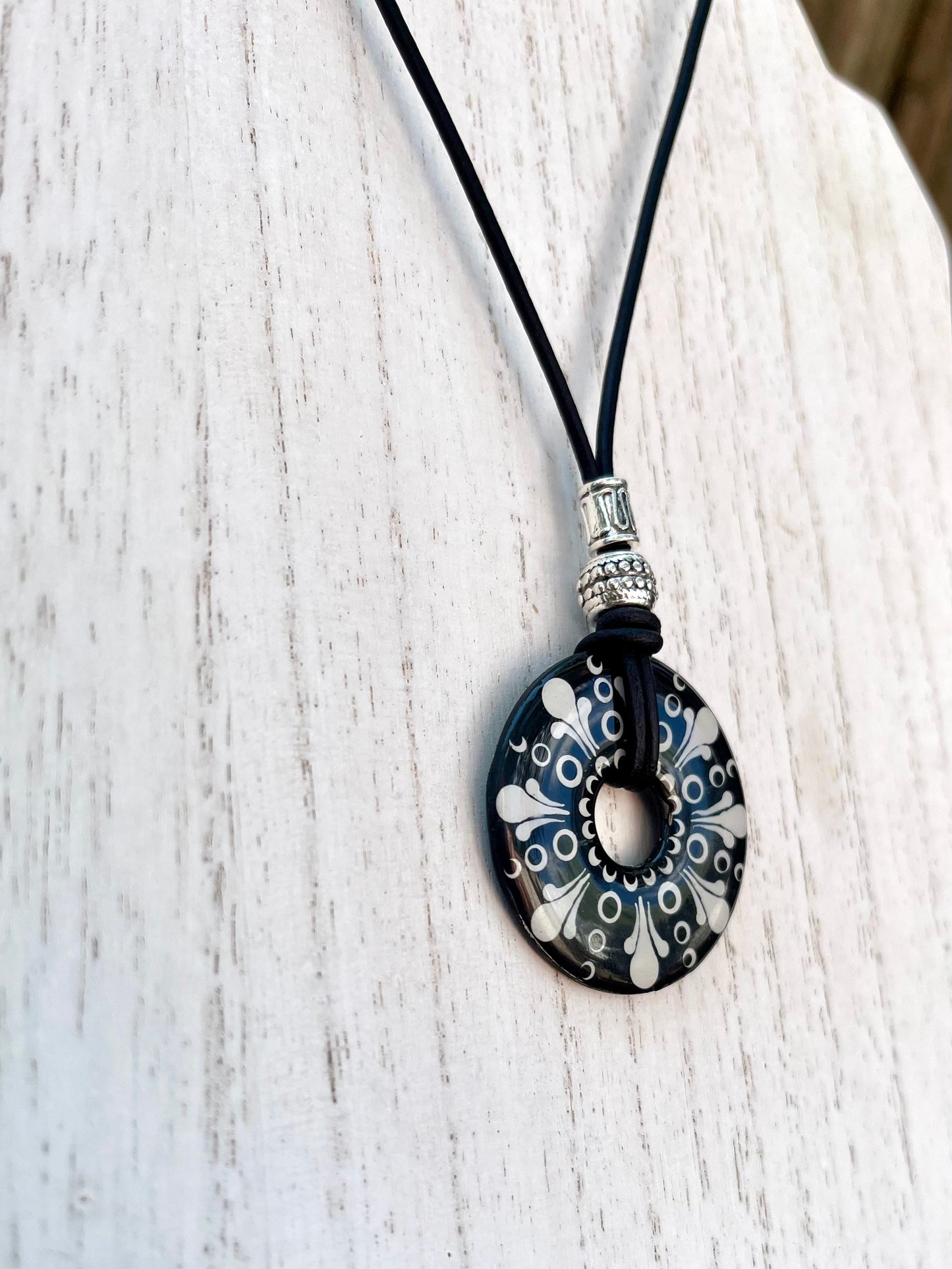 Dot Mandala Adjustable Boho Necklace