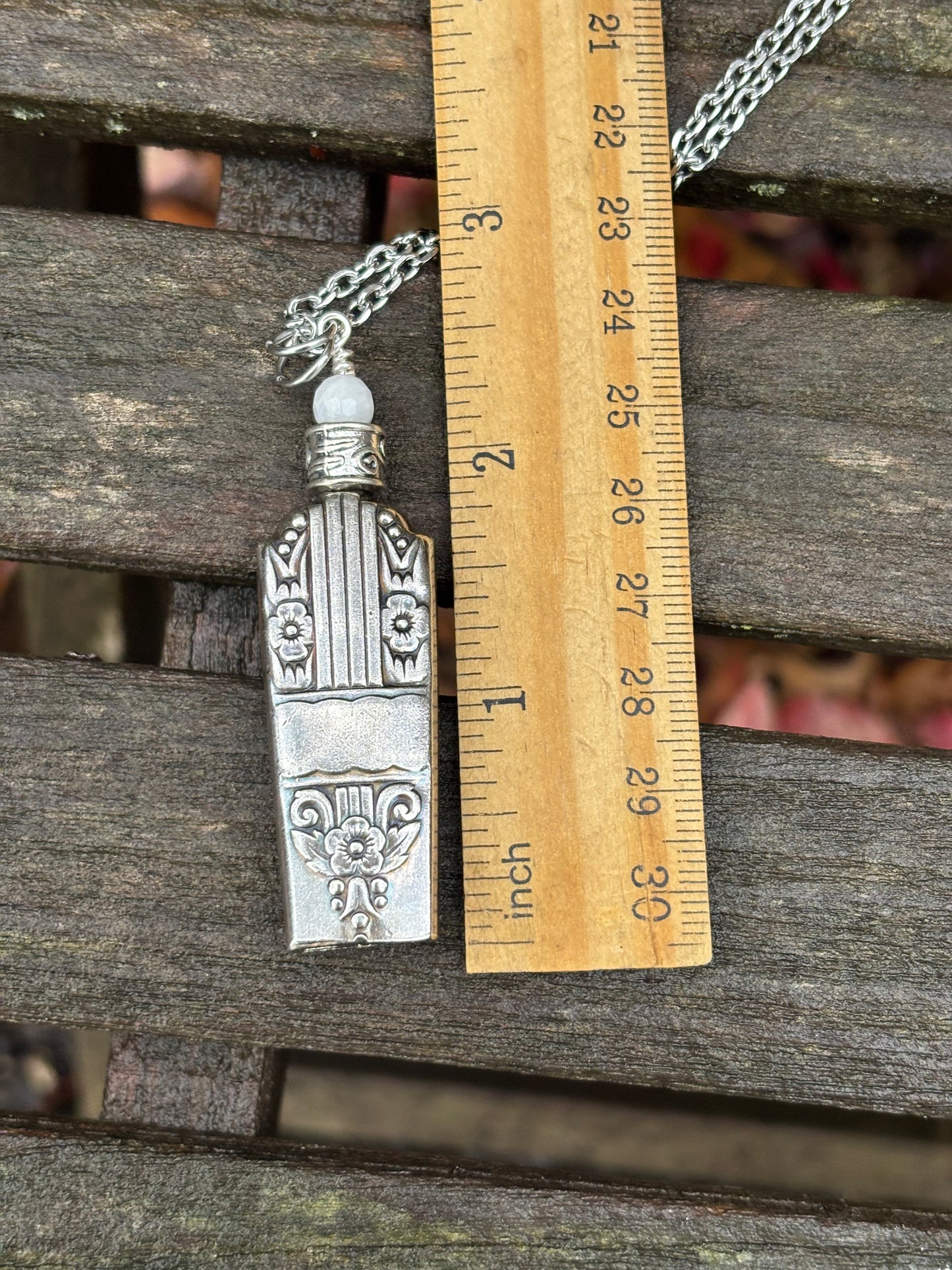 Up-Cycled Vintage Silverware Fairy/Angel Bell Pendant