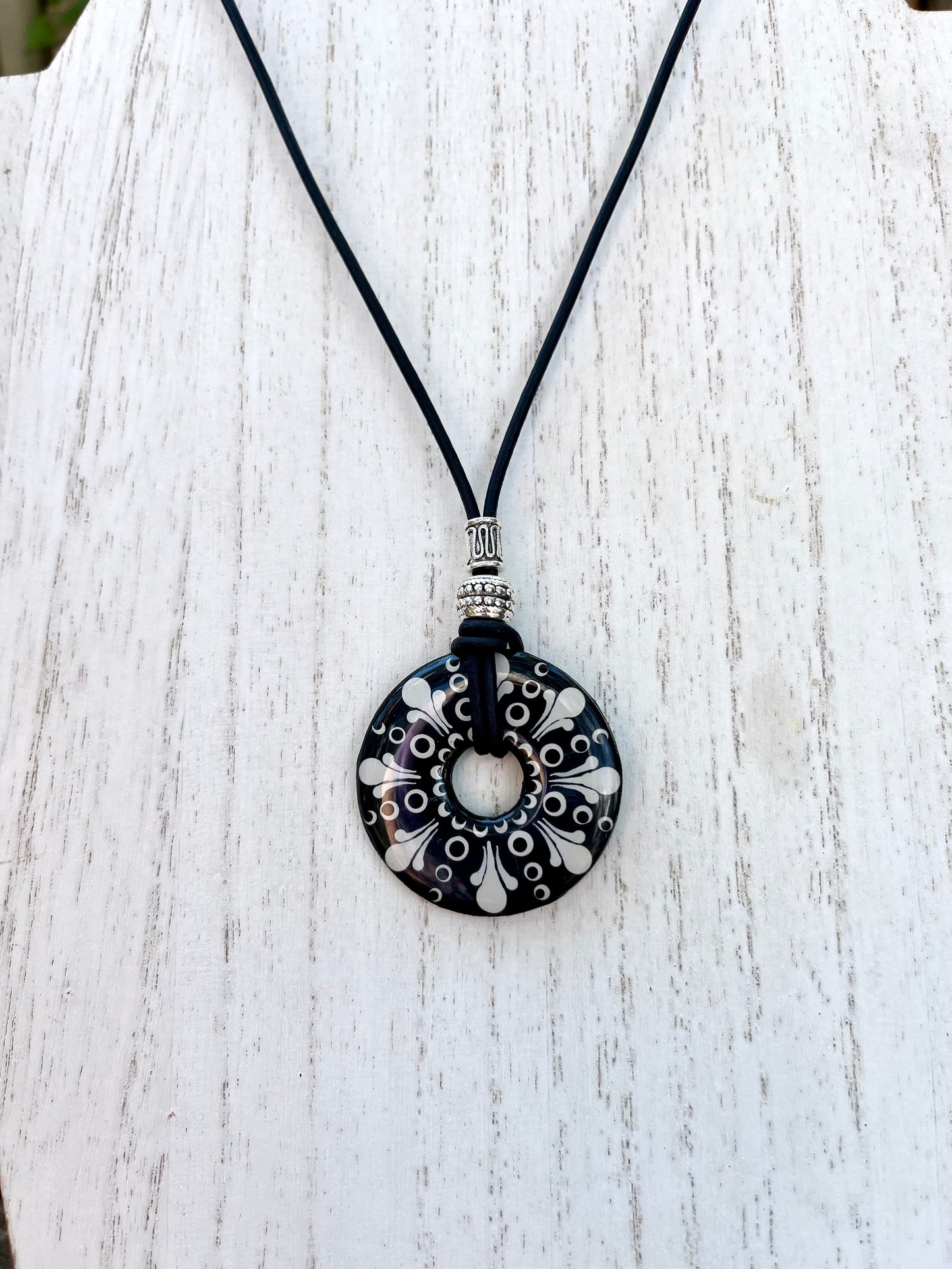 Dot Mandala Adjustable Boho Necklace