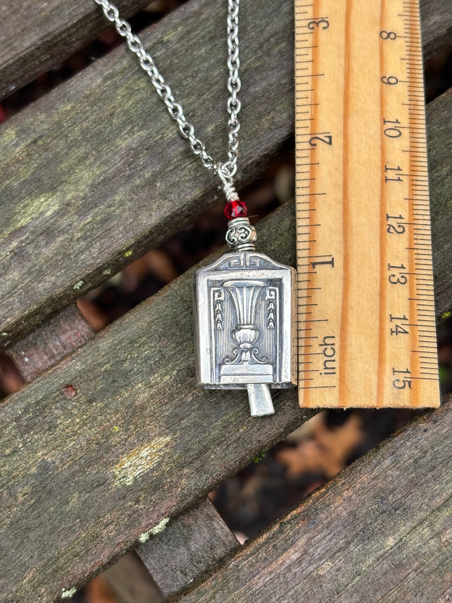 Up-Cycled Vintage Silverware Fairy/Angel Bell Pendant