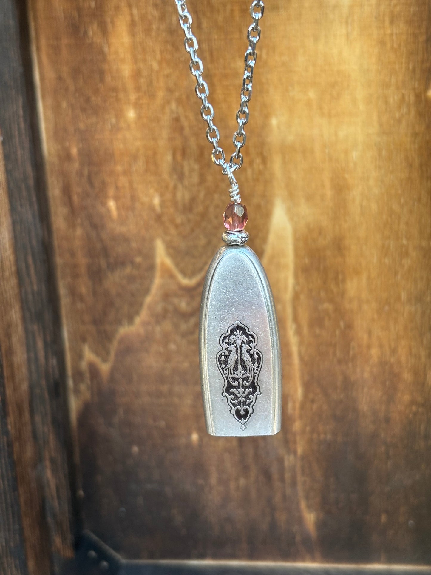 Up-Cycled Vintage Silverware Fairy/Angel Bell Pendant