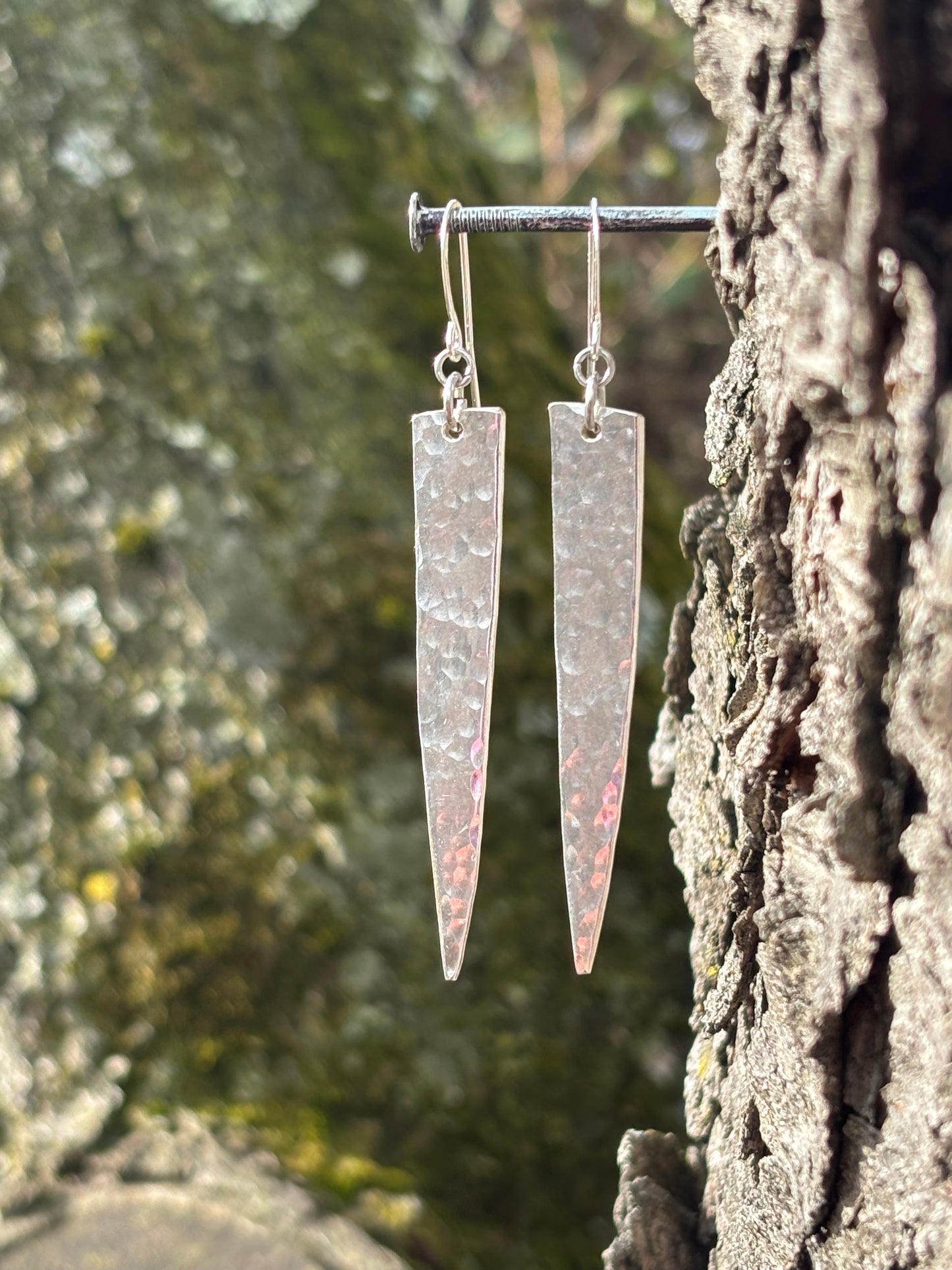 Vintage Up-Cycled Silverware Fork Tine Earrings