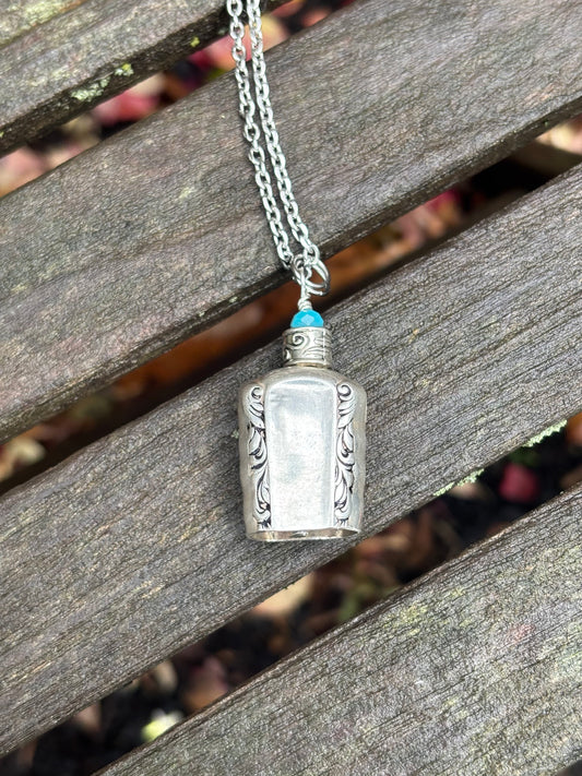 Up-Cycled Vintage Silverware Fairy/Angel Bell Pendant