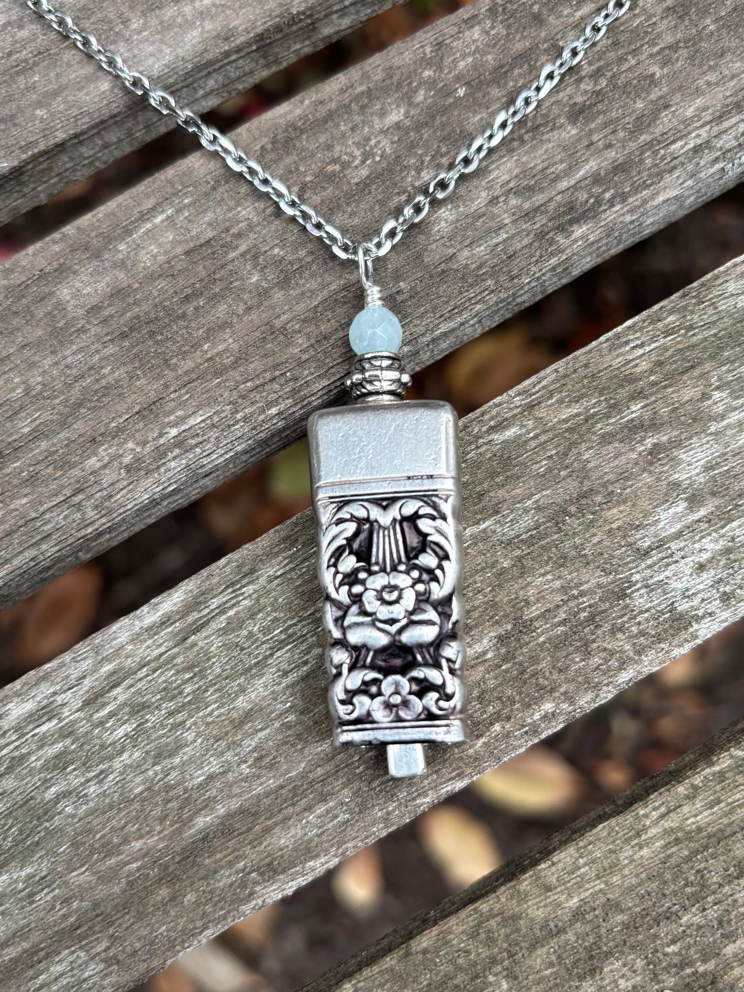 Up-Cycled Vintage Silverware Fairy/Angel Bell Pendant