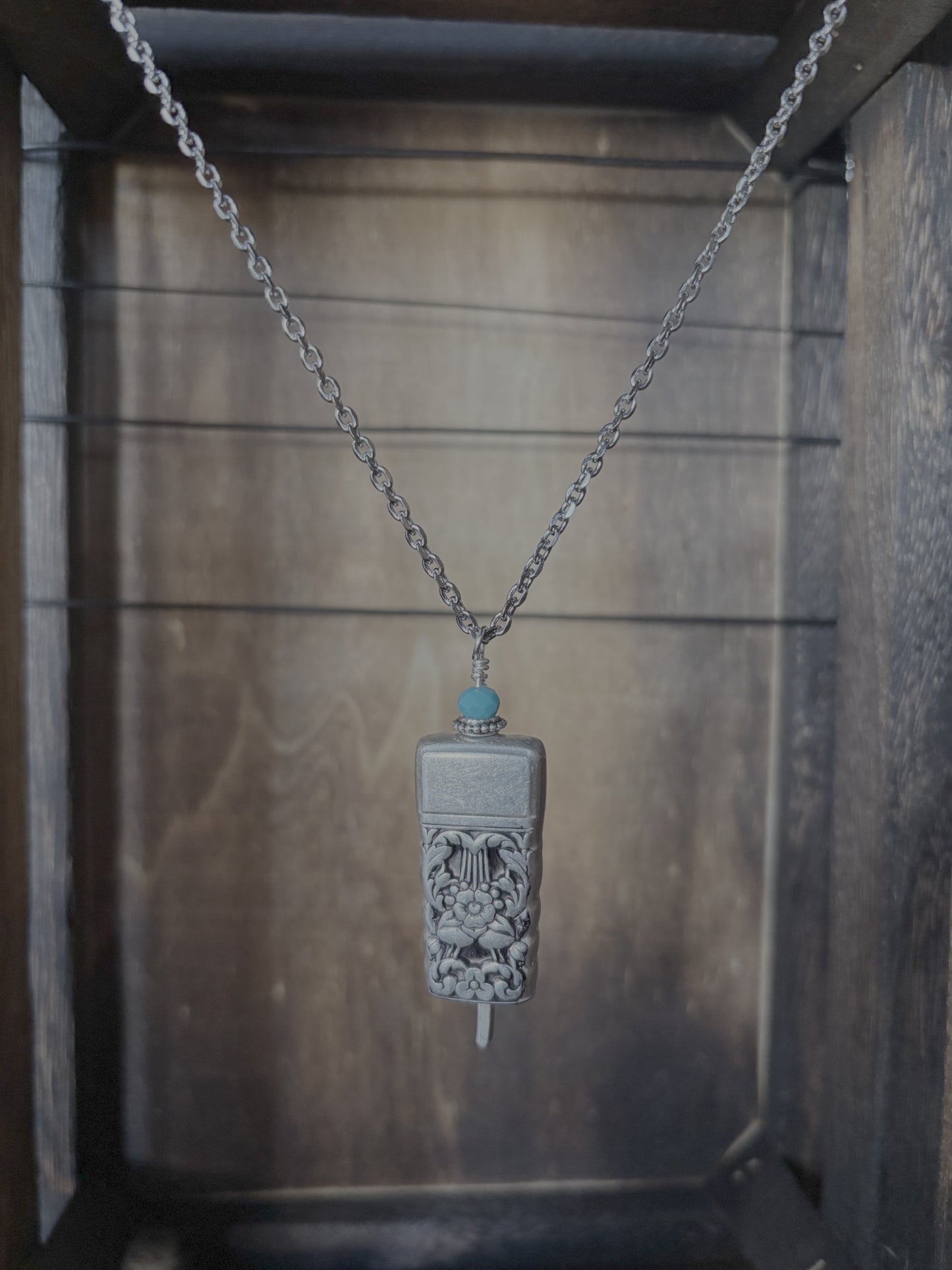 Up-Cycled Vintage Silverware Fairy/Angel Bell Pendant