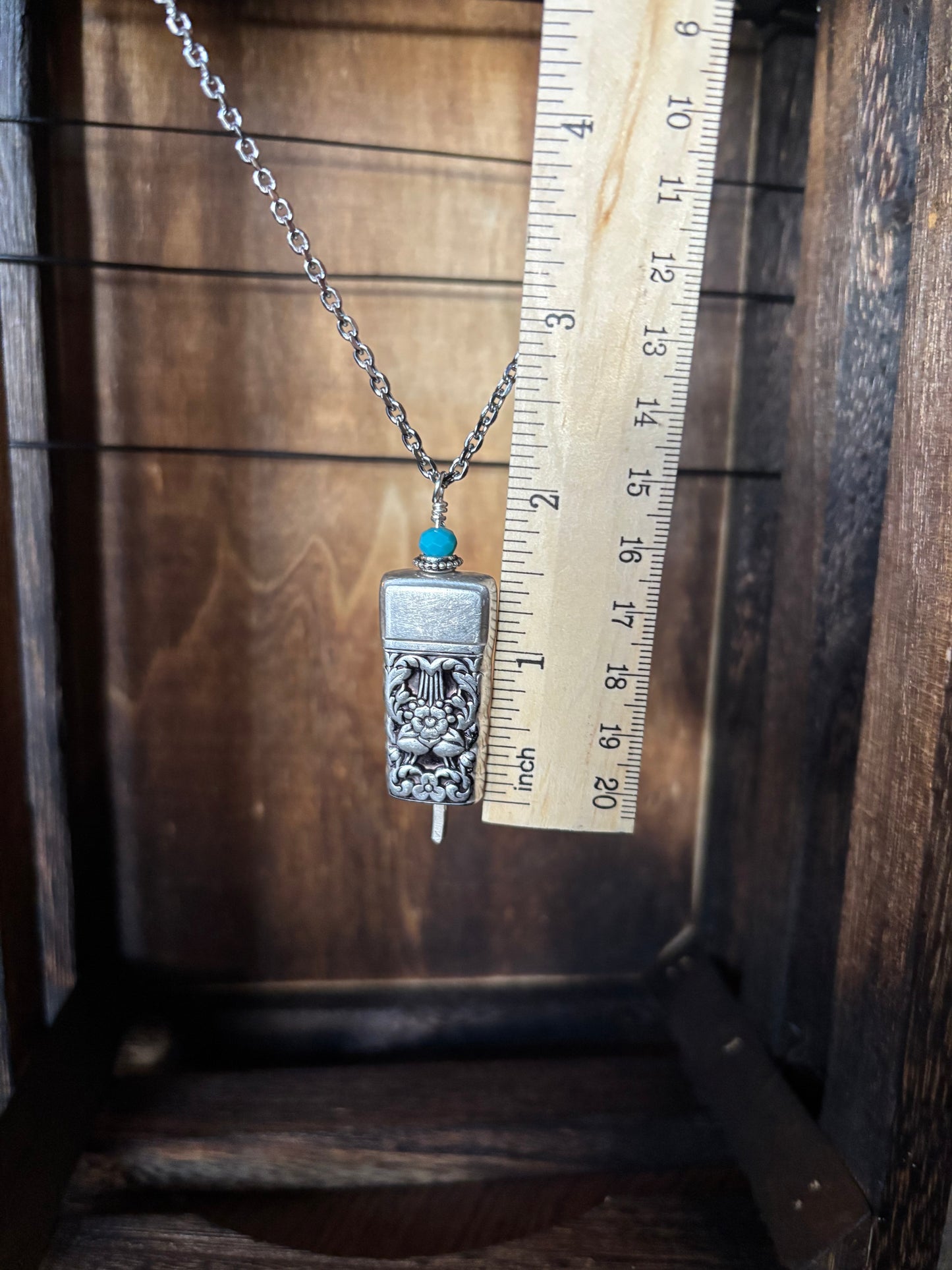 Up-Cycled Vintage Silverware Fairy/Angel Bell Pendant