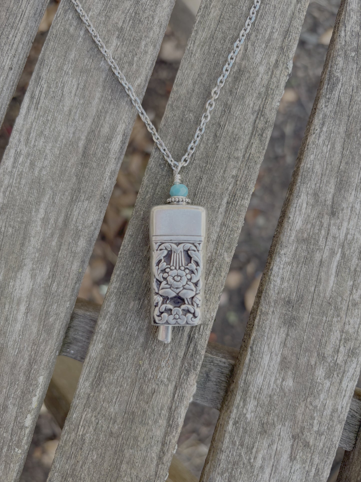 Up-Cycled Vintage Silverware Fairy/Angel Bell Pendant