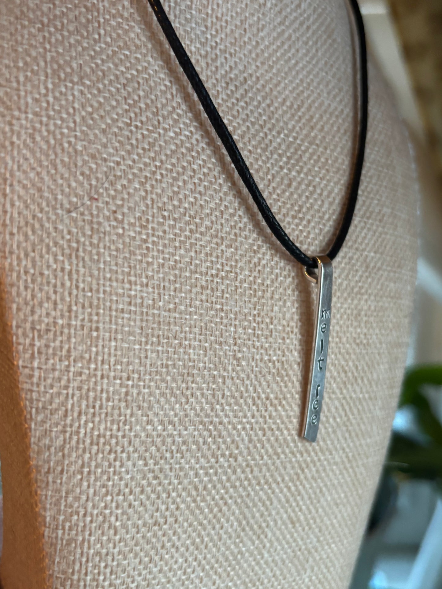 Up-Cycled Vintage Silverware Pendant  Melt Ice