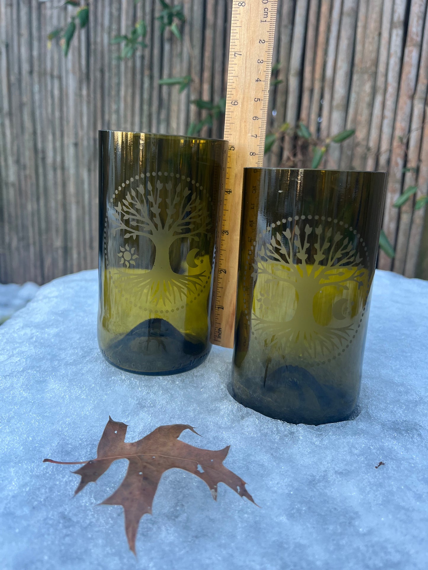 Re-Wined Up-Cycled Drinking Glasses