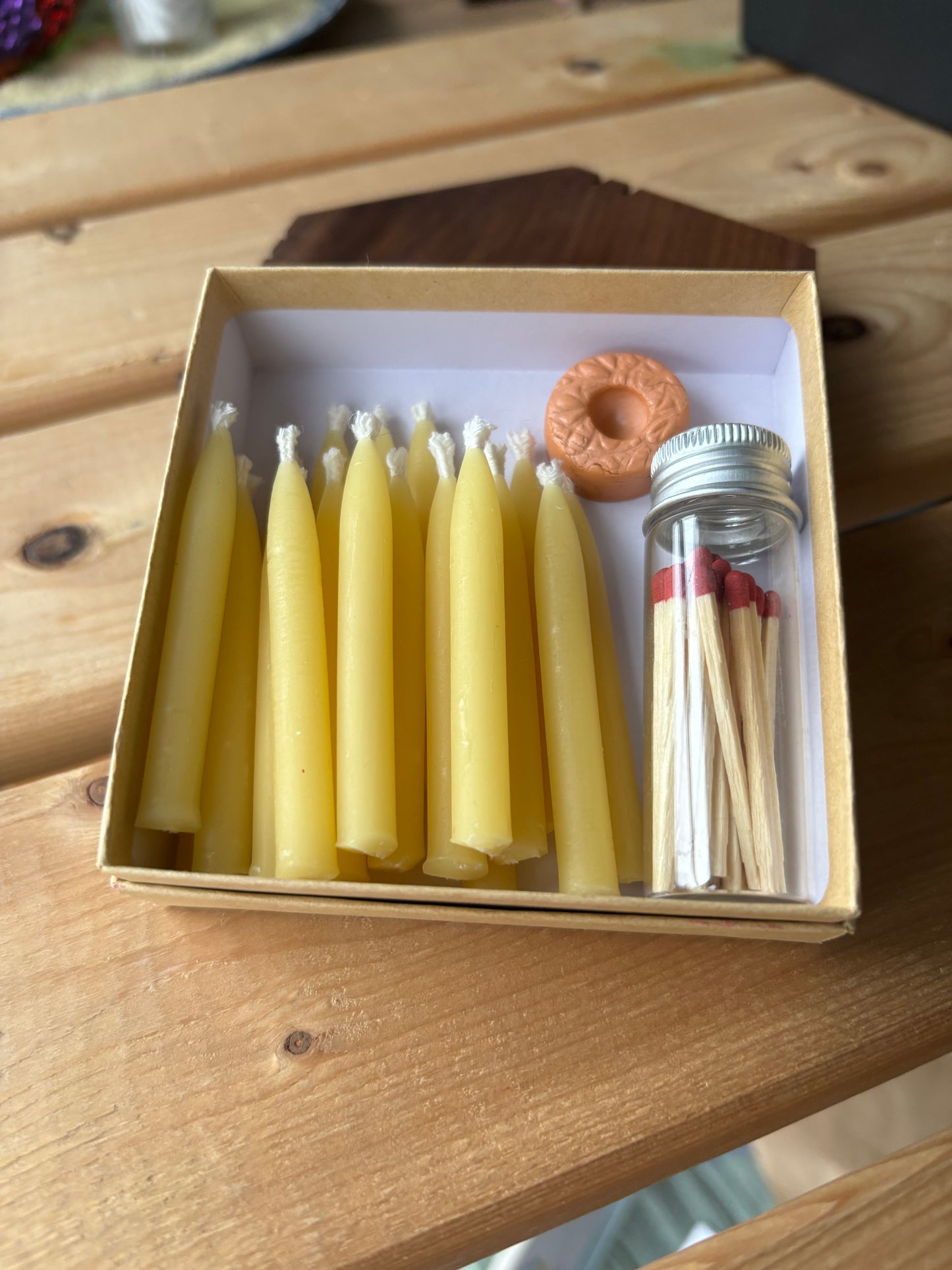 100% Pure Beeswax Candles- 20 Minute Meditation-20 Candle Set