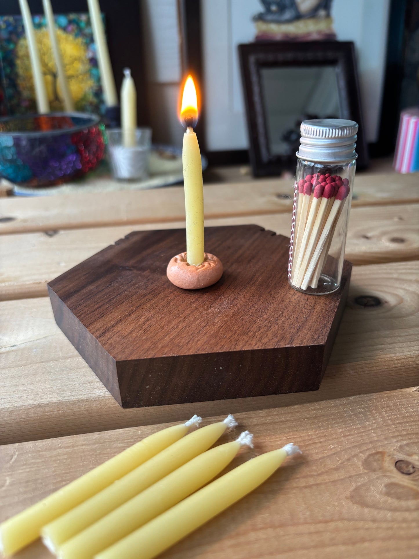 100% Pure Beeswax Candles- 20 Minute Meditation-20 Candle Set